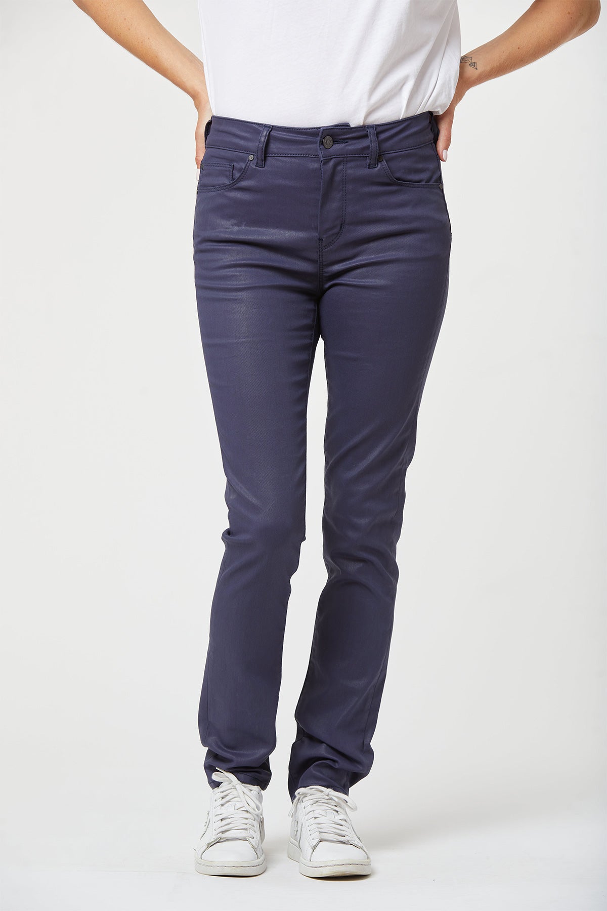 Jeans LC135 Navy Coatted