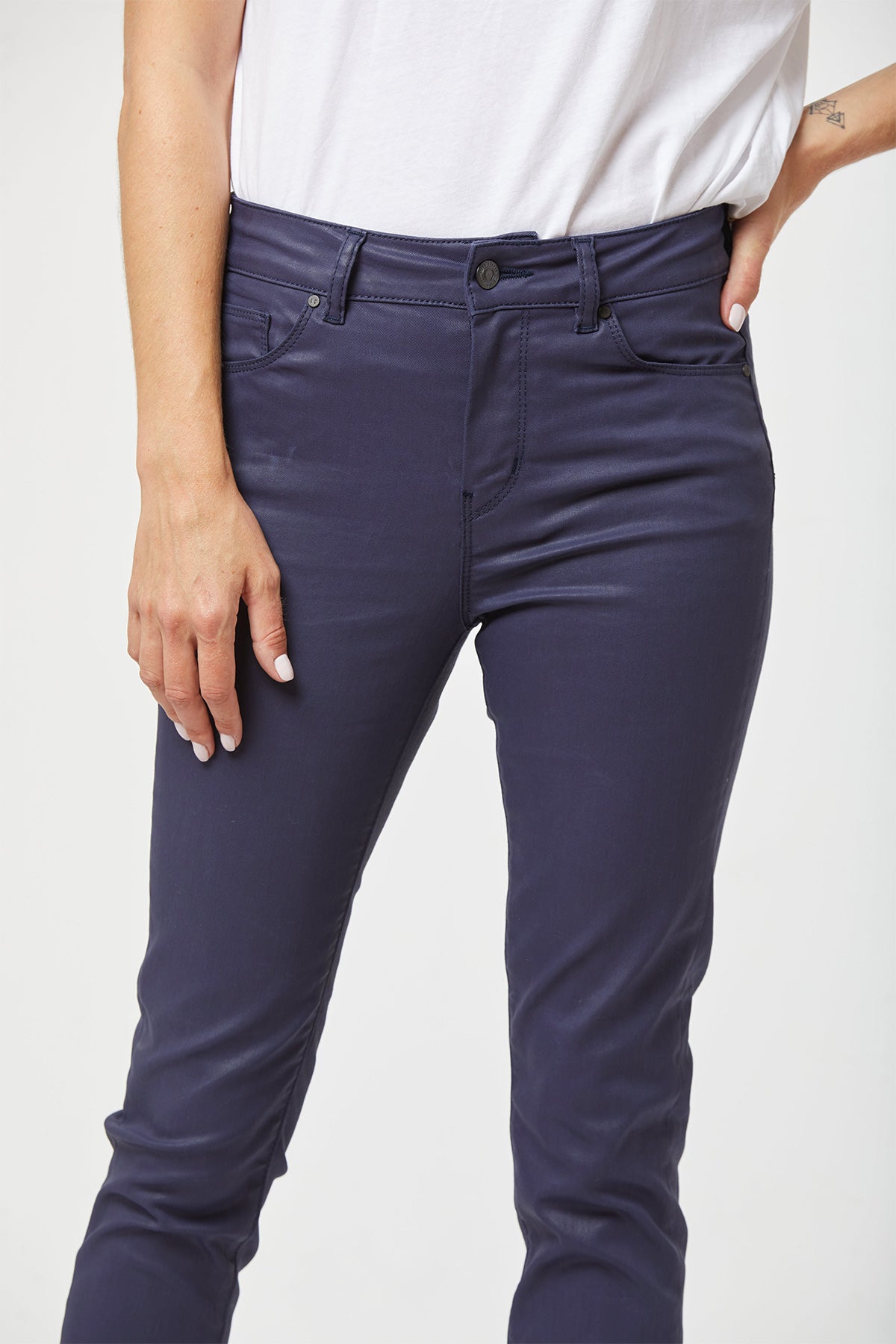 Jeans LC135 Navy Coatted