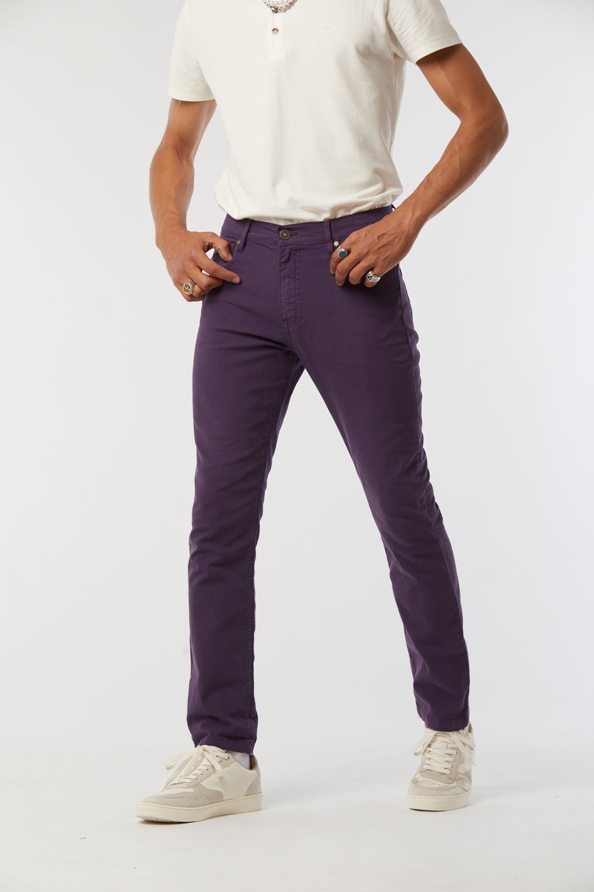 Pantalon LC126ZP Raisin - L34