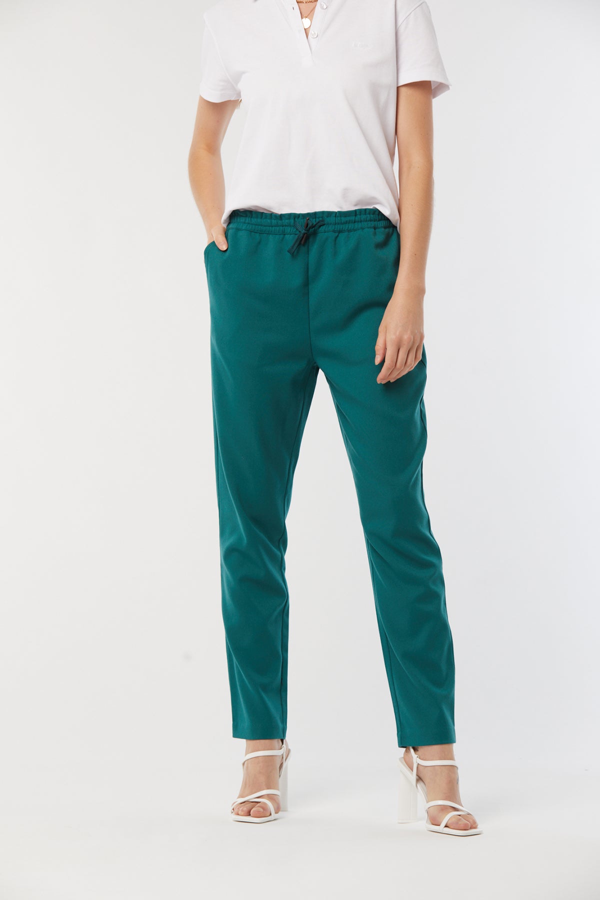 Pantalon GURI Vert bouteille