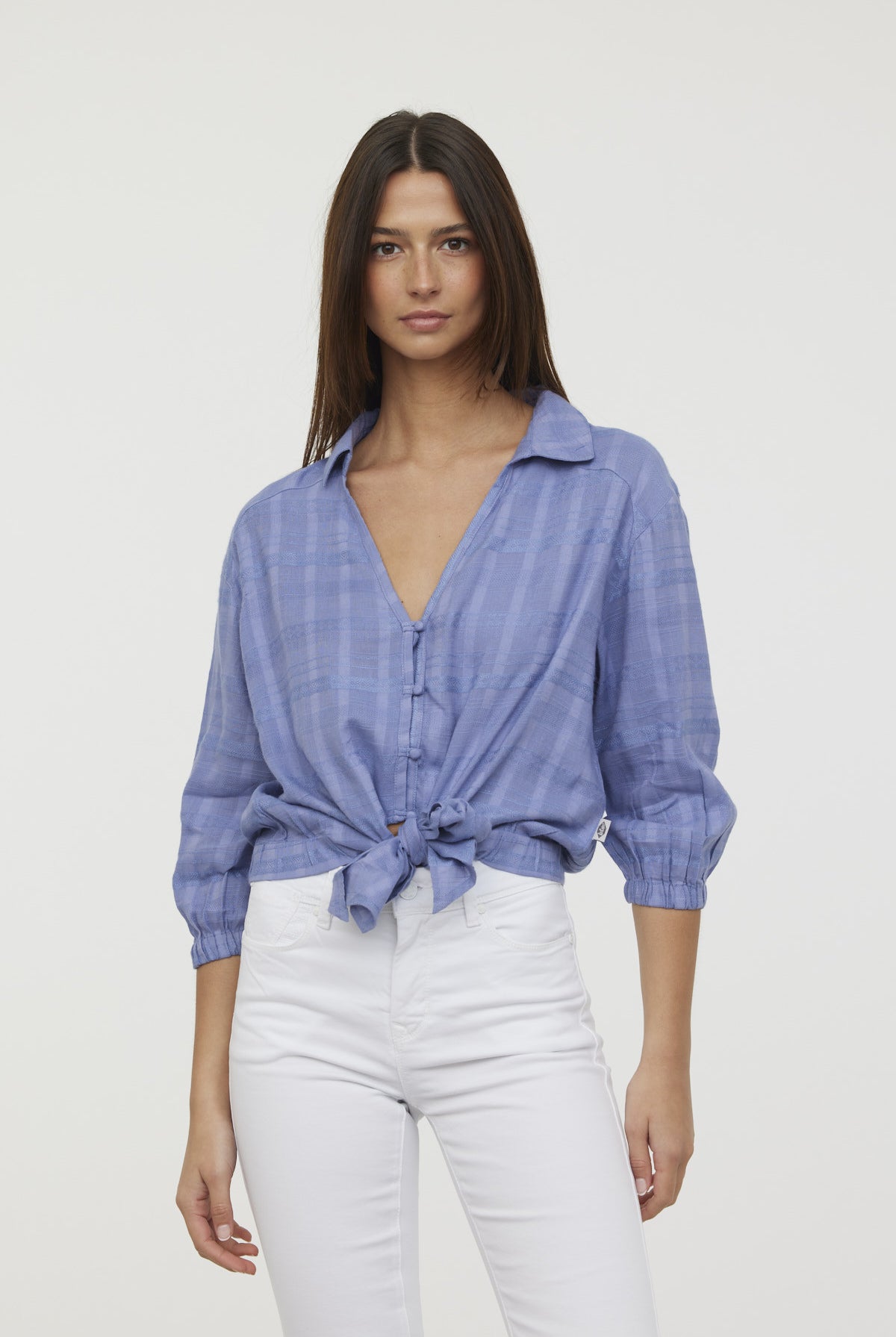 Chemise DATINA Bleu marant