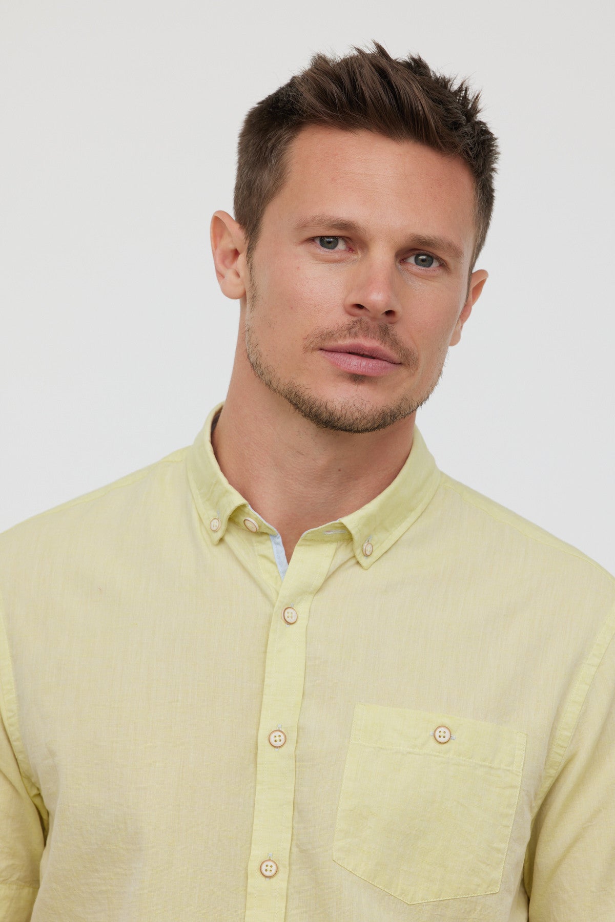 Chemise DOLANO Jaune fluo