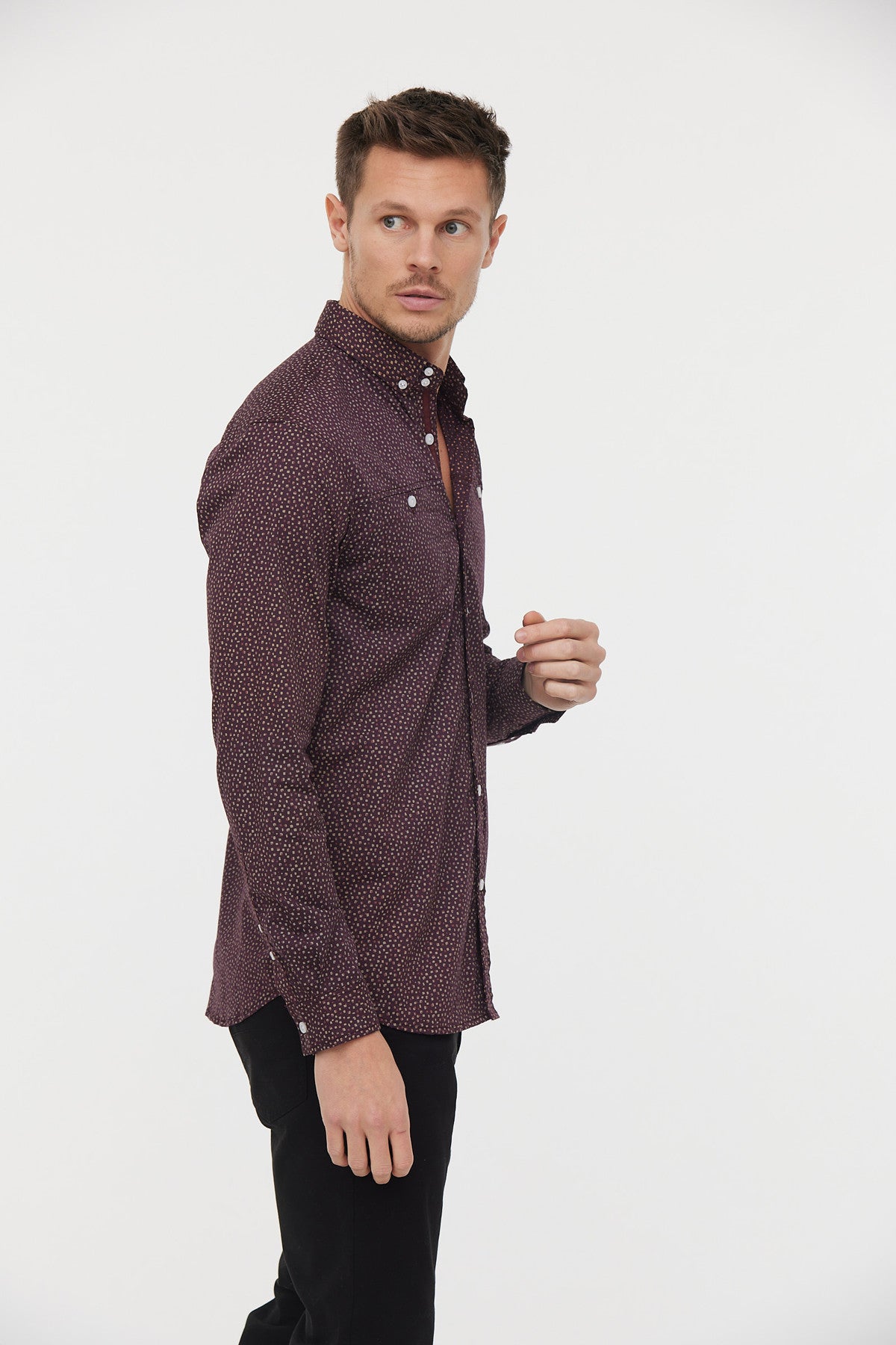 Chemise DOKIN Aubergine