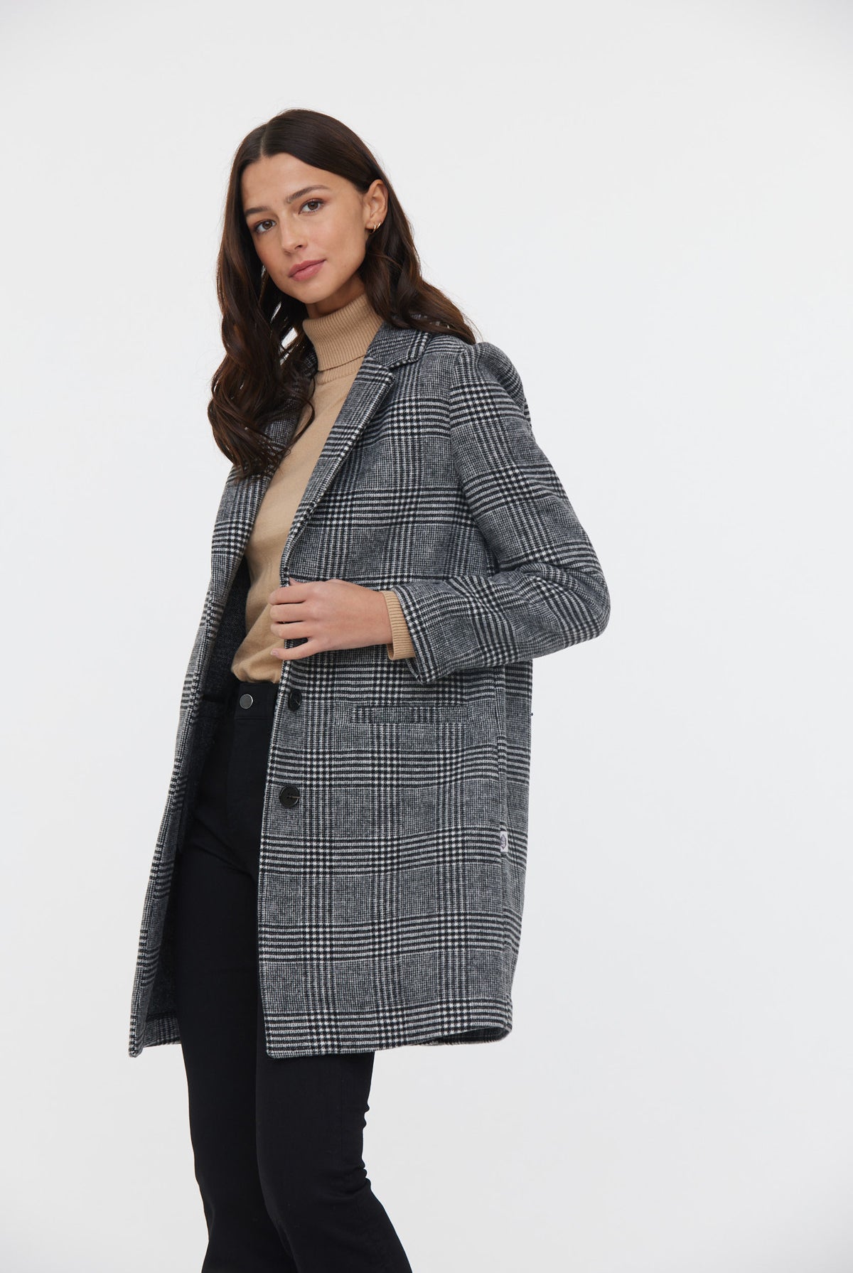 Manteau FIDA Noir / Blanc