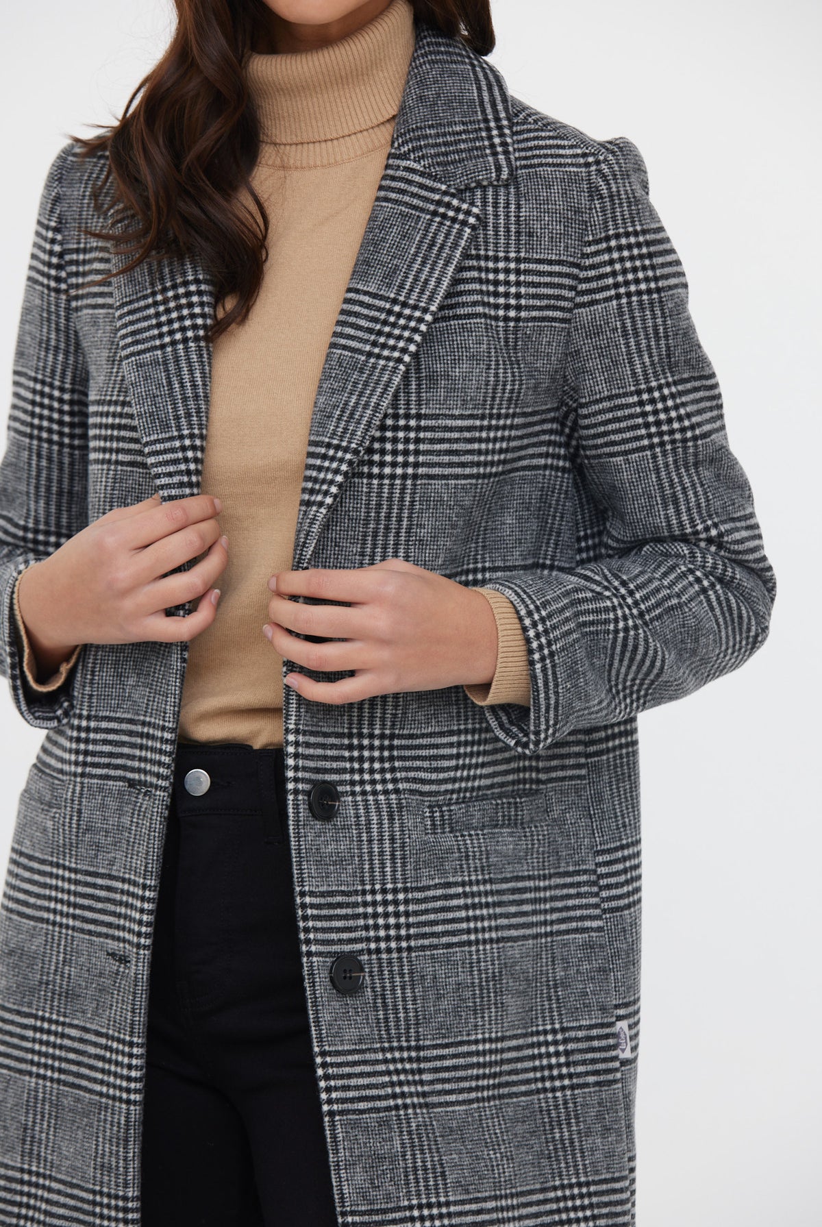 Manteau FIDA Noir / Blanc