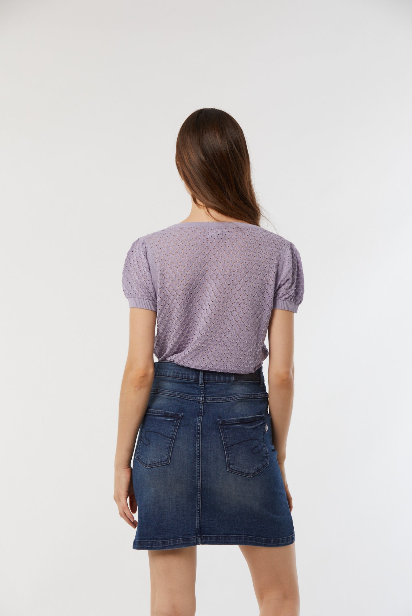 Jupe POKA Medium blue brushed