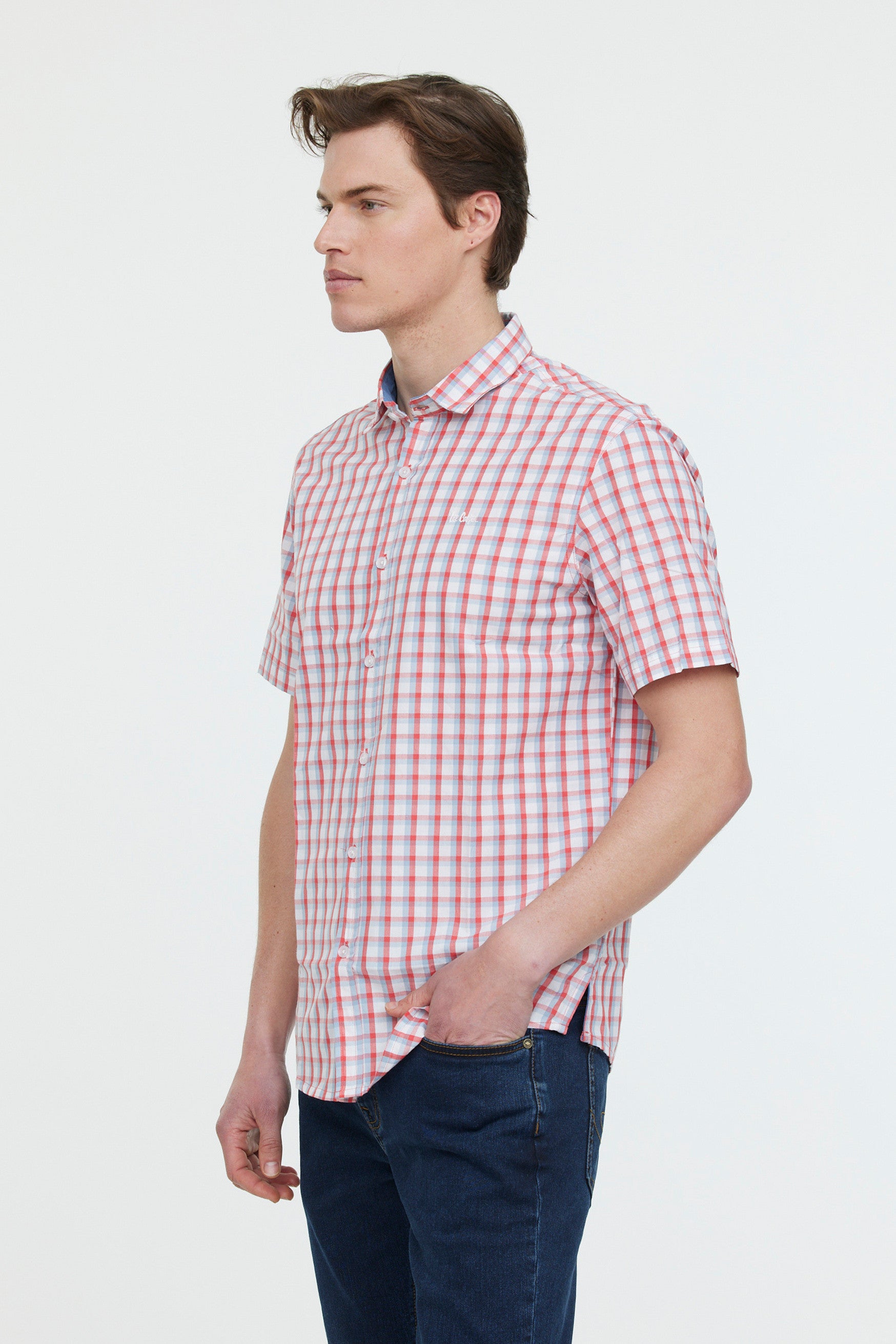 Chemises DOXOU MC Mandarine