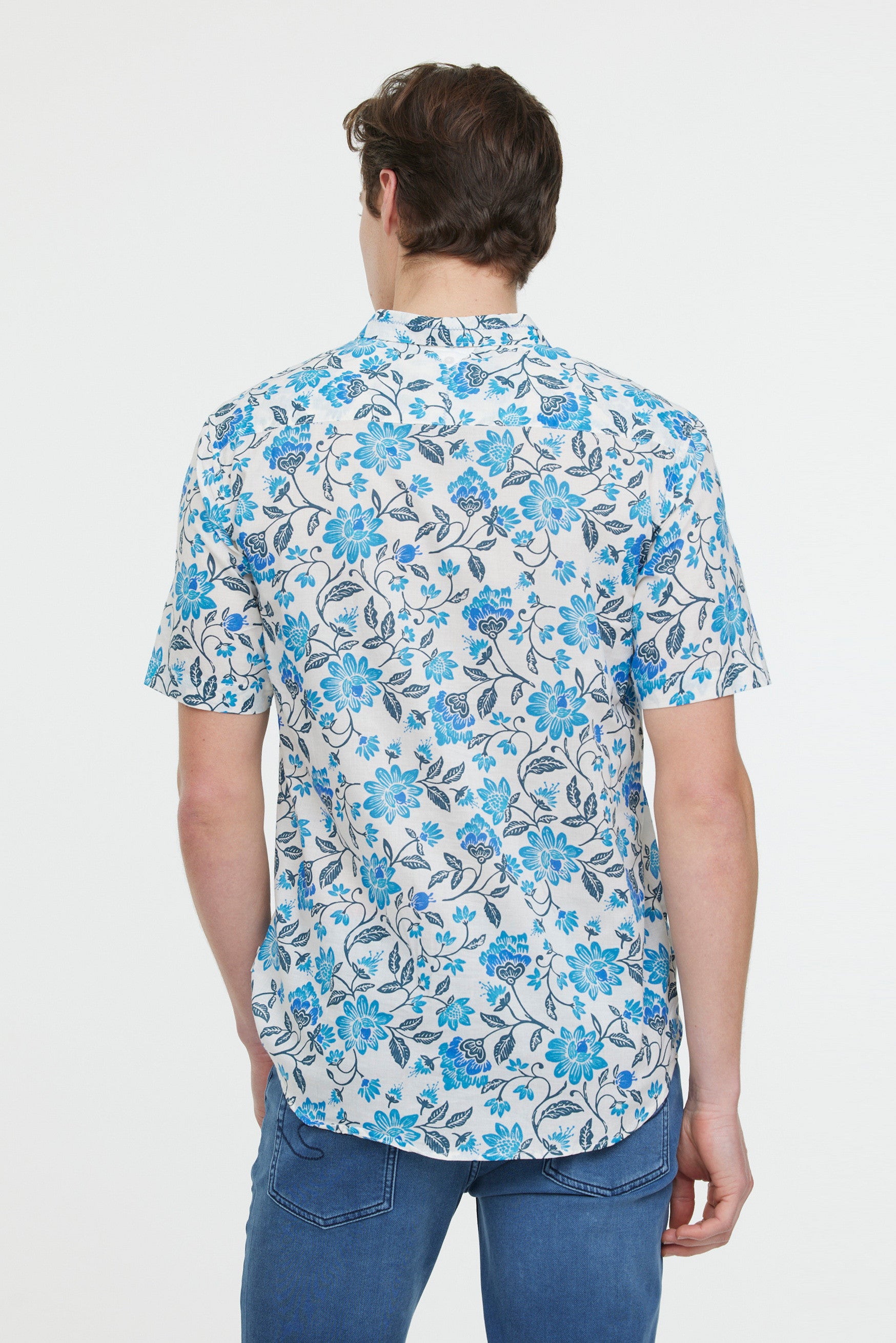 Chemises DAMYK MC Celadon blue