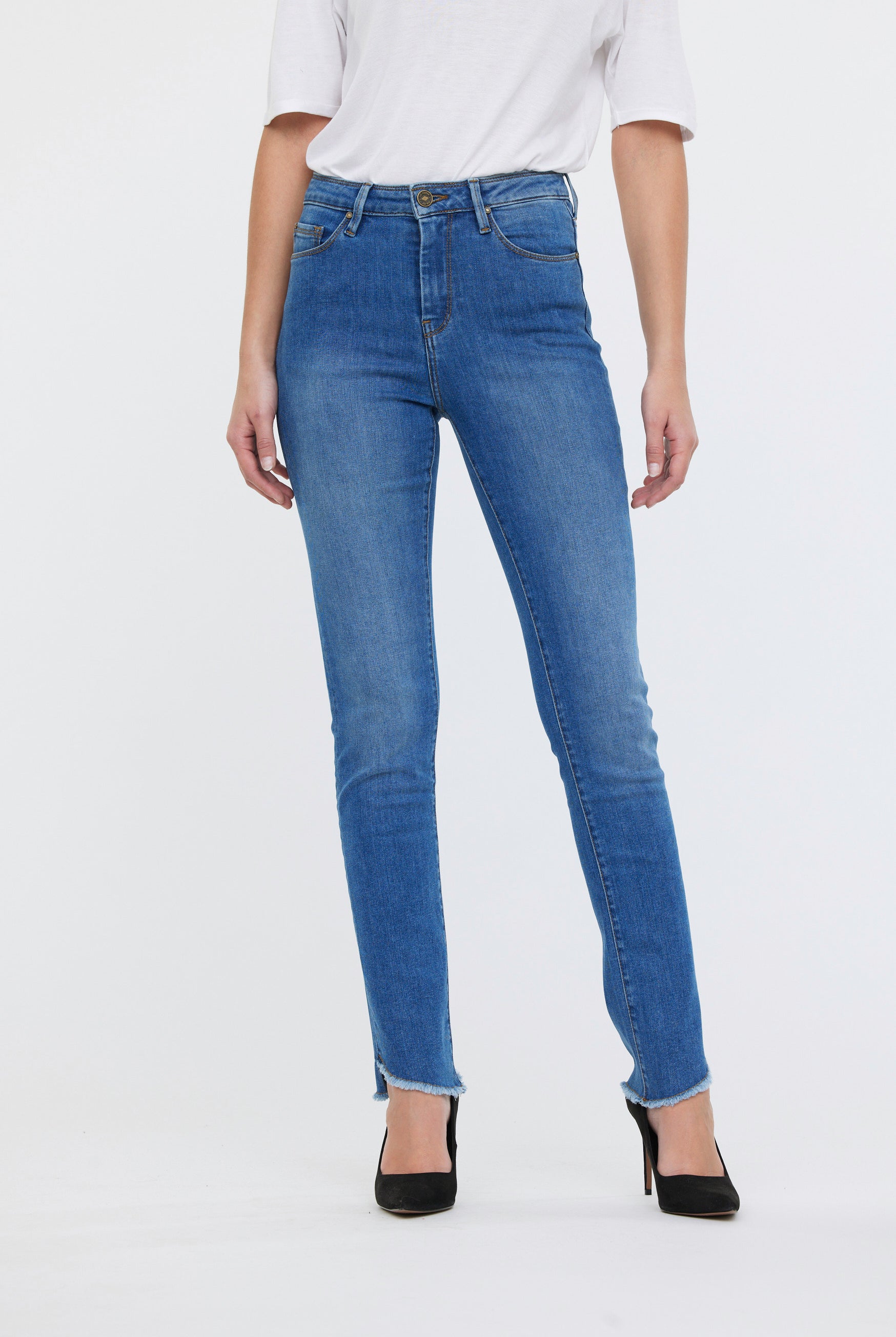 Jeans LC161 Medium blue brushed