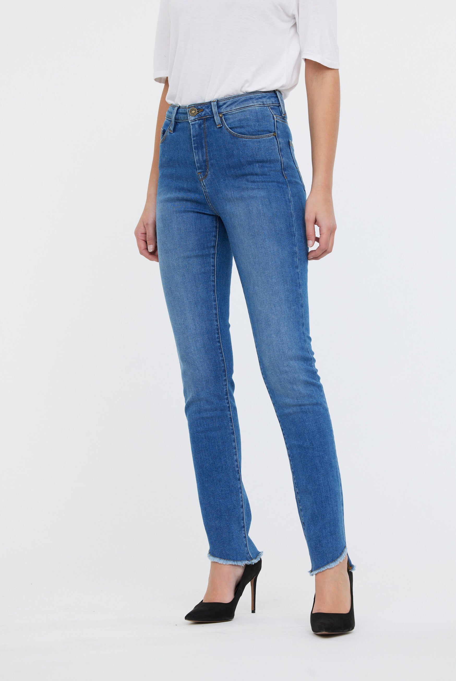 Jeans LC161 Medium blue brushed