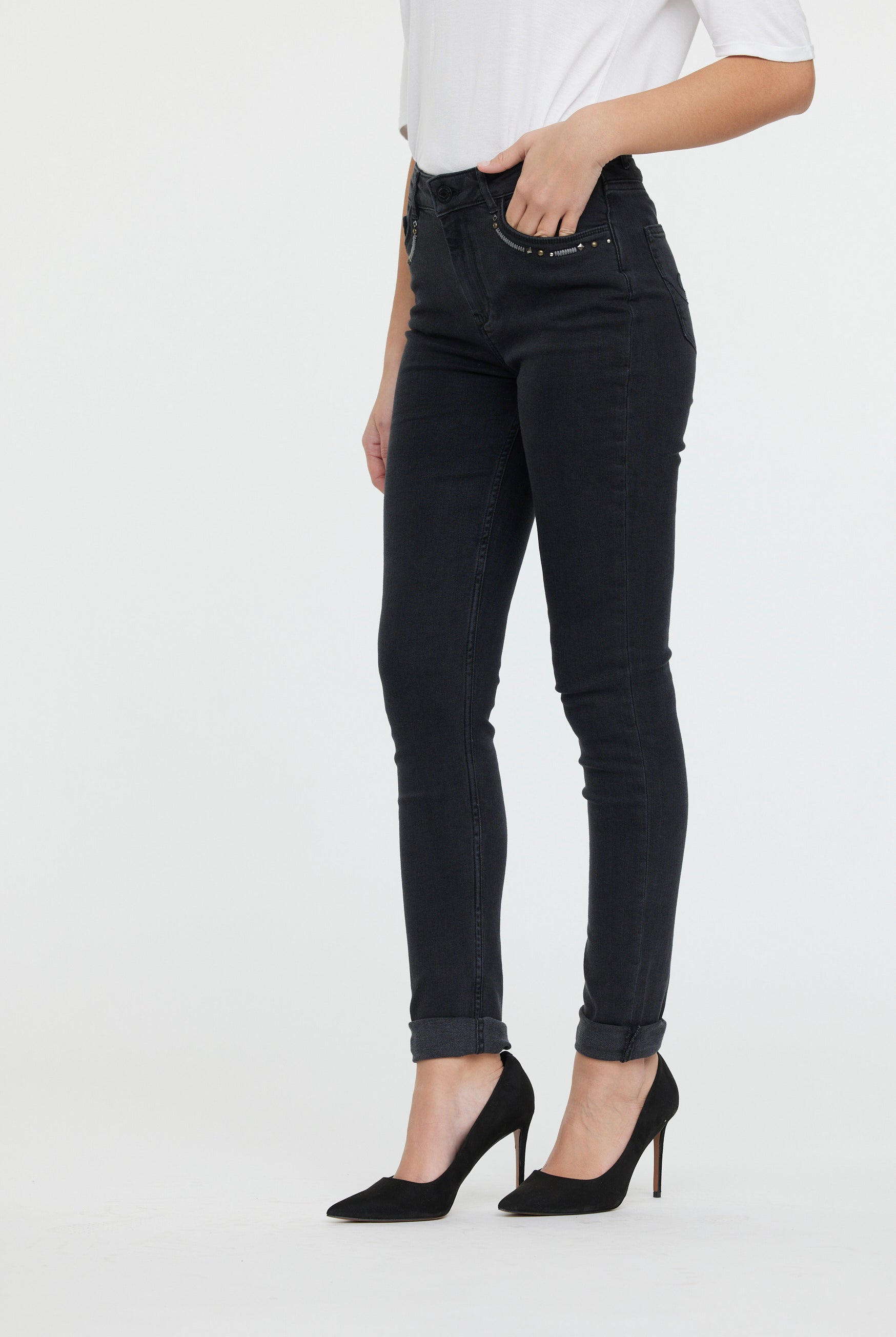 Jeans LC135 Black brushed