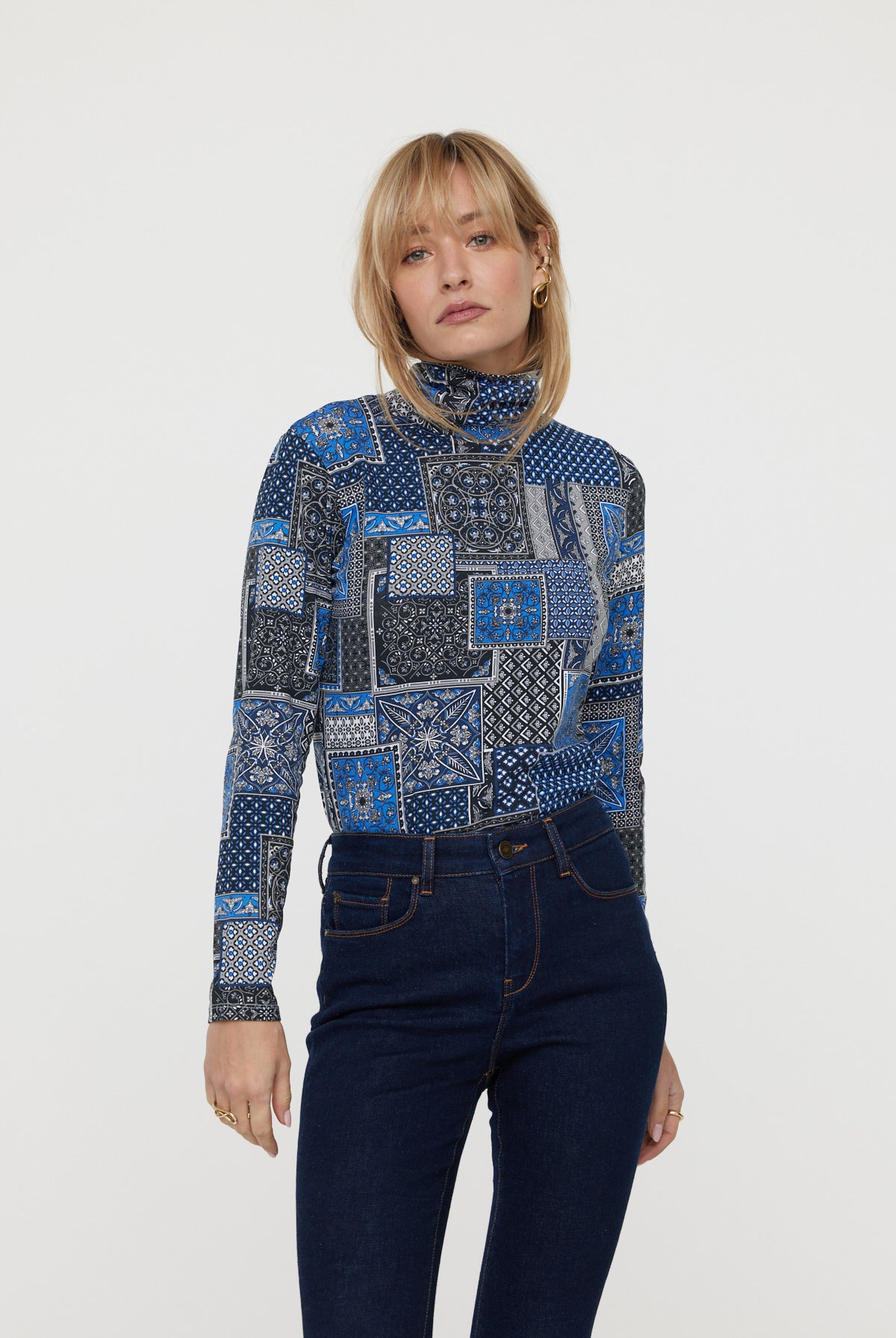 T-shirt Antia Majorelle Blue