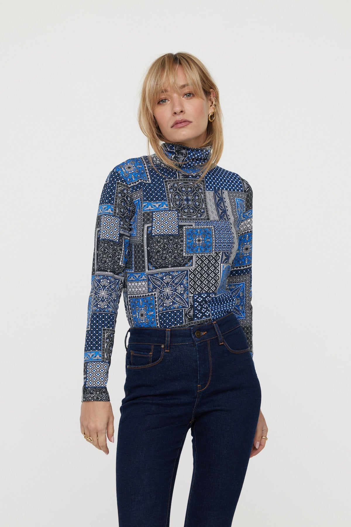 T-shirt Antia Majorelle Blue