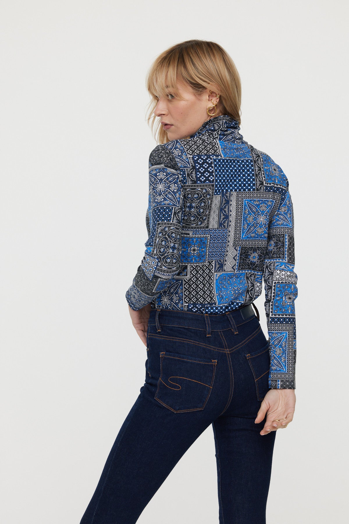 T-shirt Antia Majorelle Blue