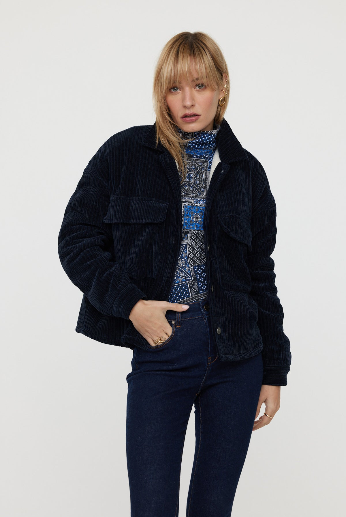 T-shirt Antia Majorelle Blue