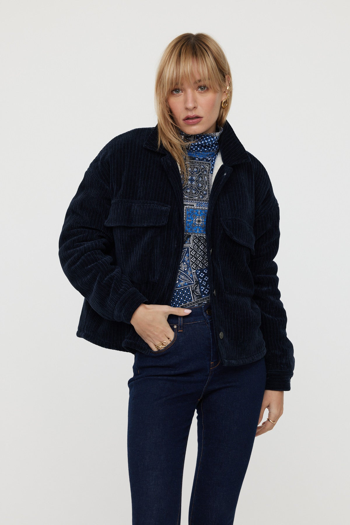 T-shirt Antia Majorelle Blue