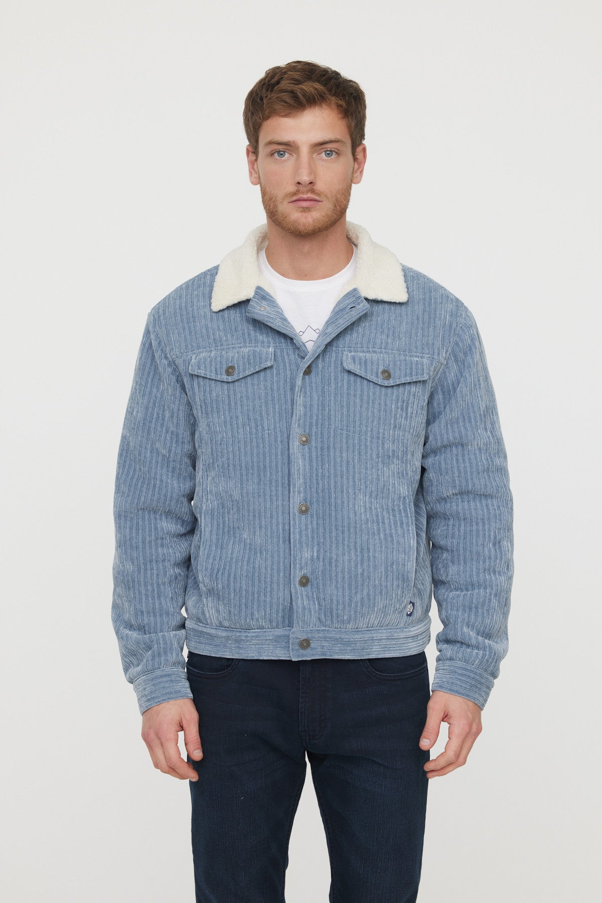 Veste Framy Gris Bleu