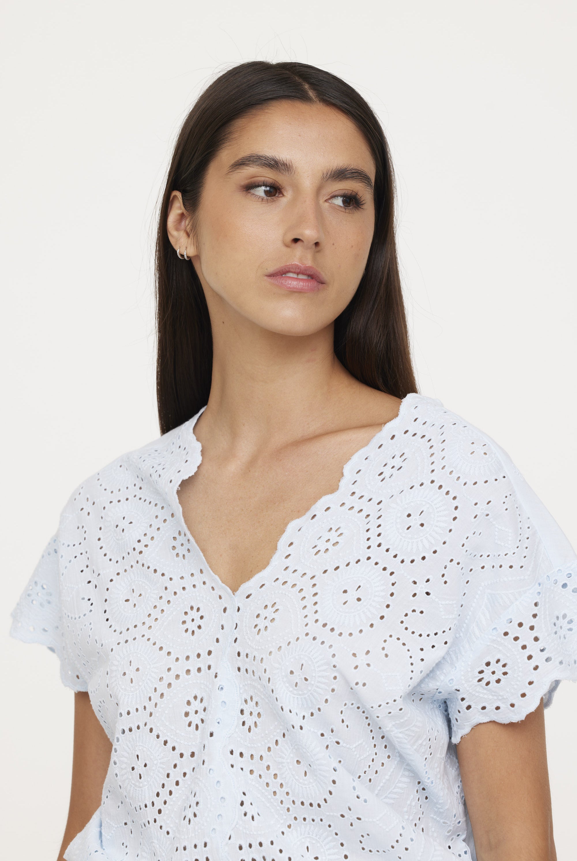 Blouse MAXINE Blue Grey