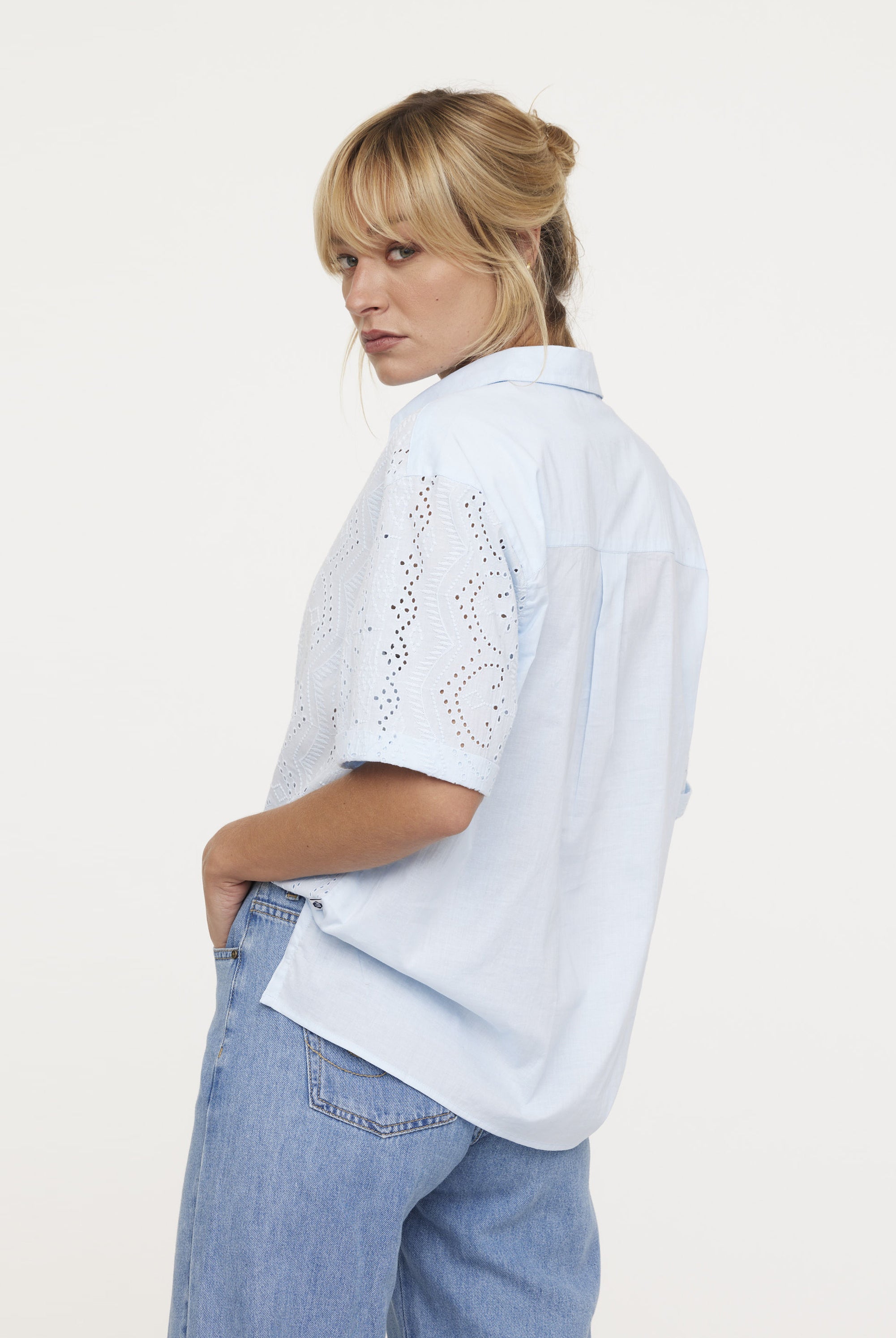 Chemise DAMA Blue Grey