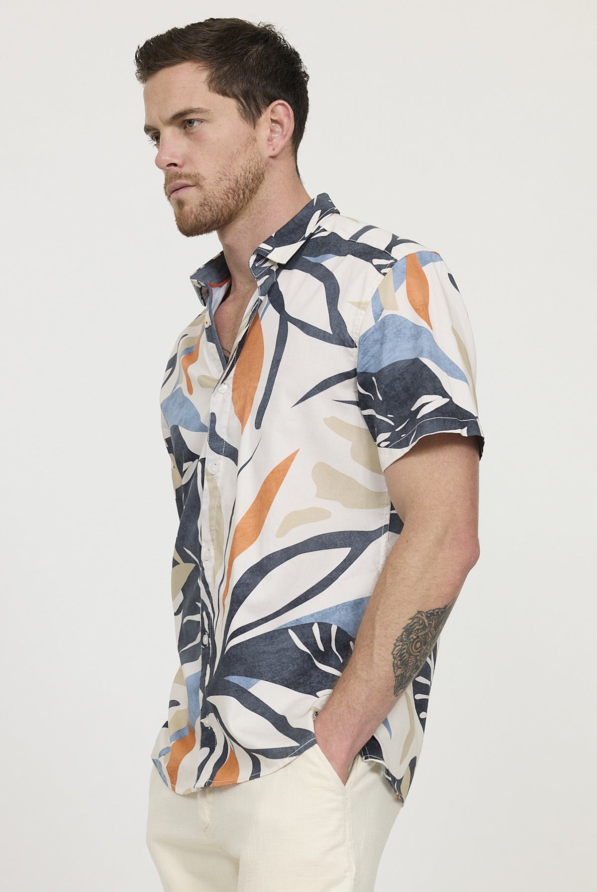 Chemise DOCCIO MC Marine