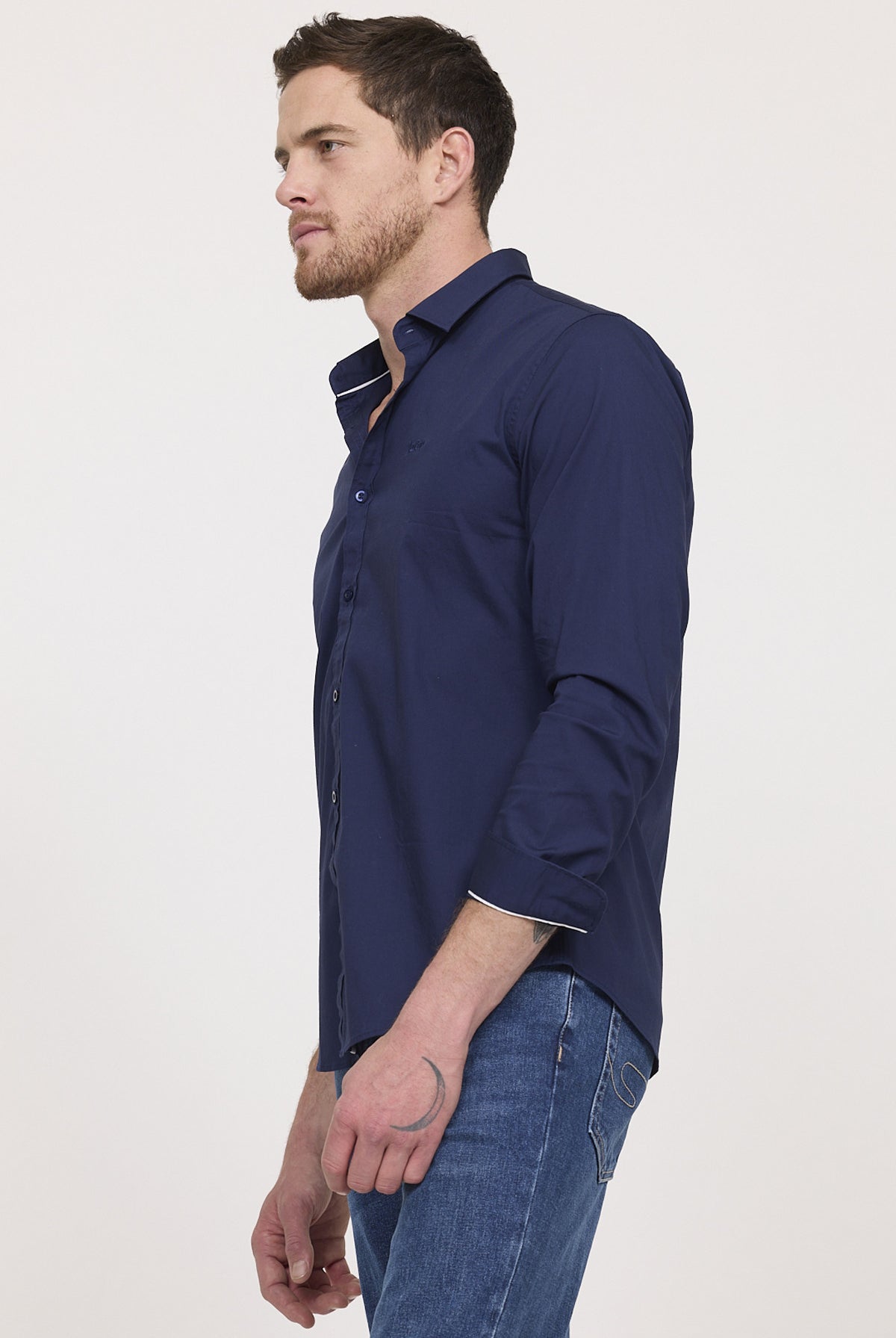 Chemise DOGINO ML Bleu marine