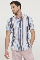 Chemise DOROL ML Gris bleu