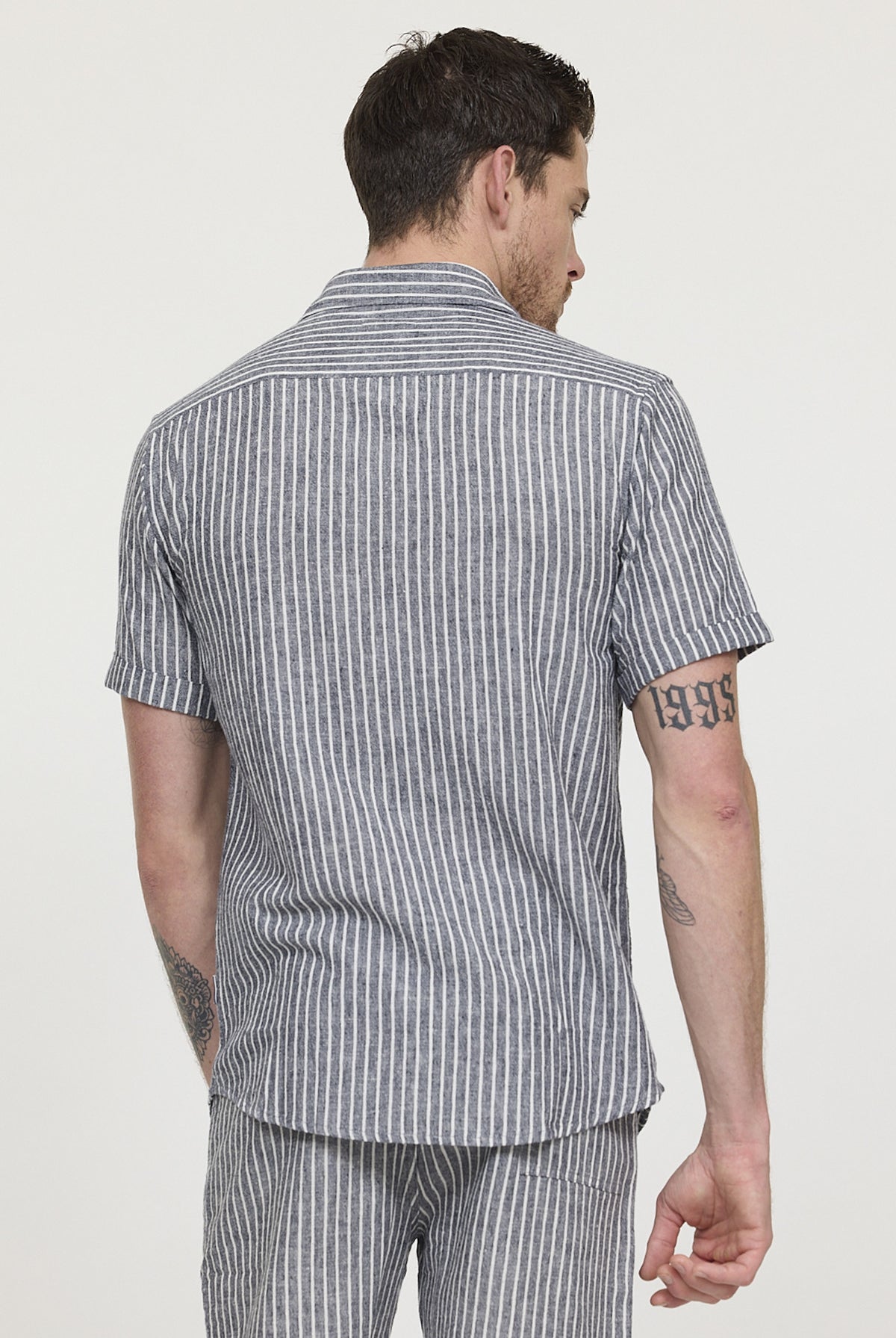 Chemise DOULY MC Navy stripes