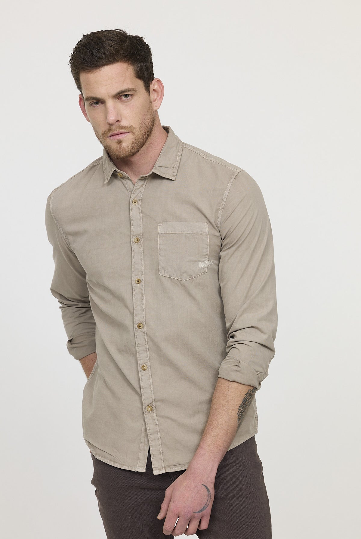 Chemise DYE Brown