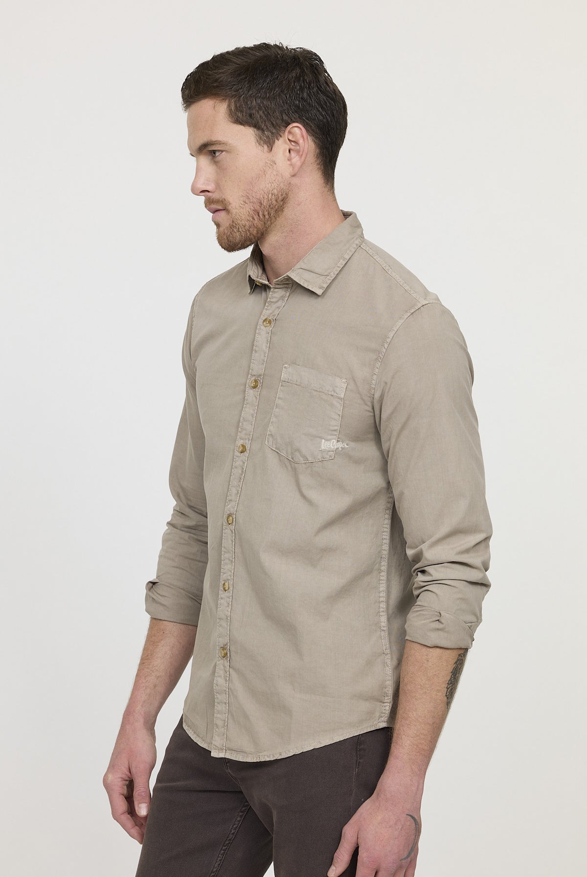 Chemise DYE Brown