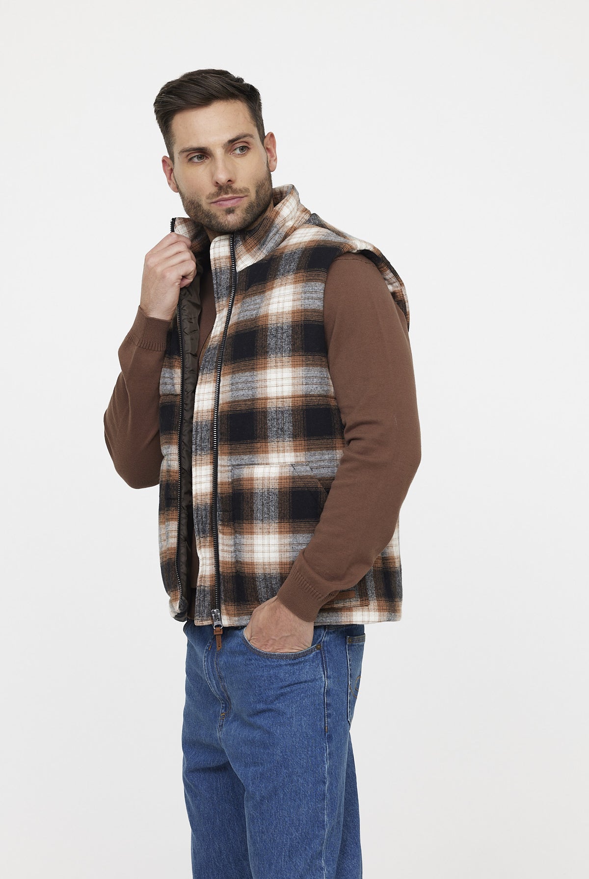 Gilet FUSCO Brown