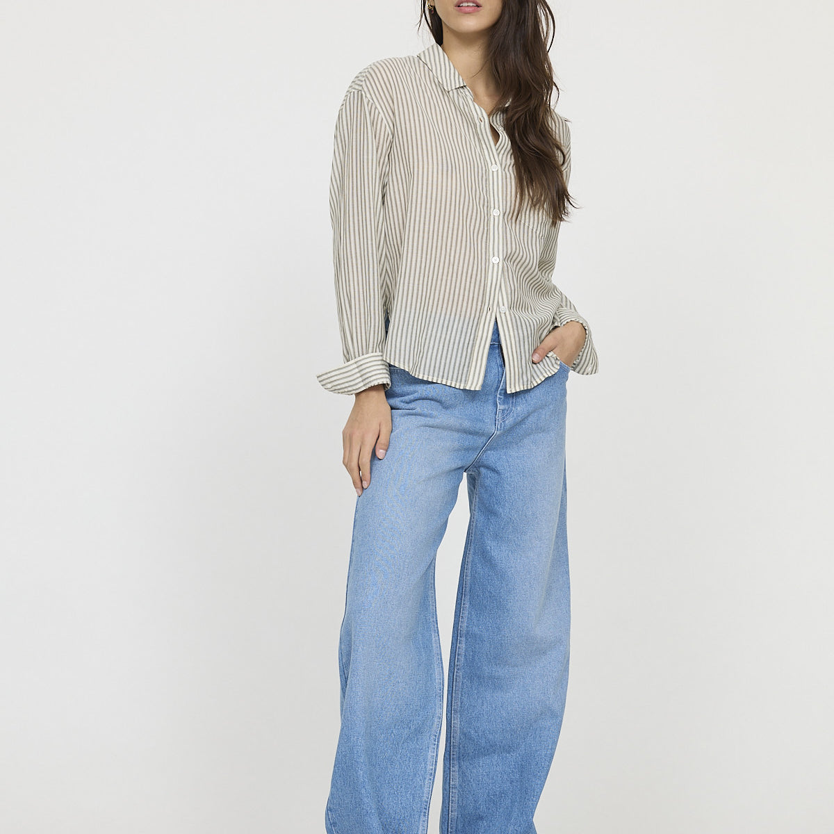 Jean JUDE Vintage blue brushed