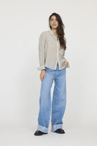 Jean JUDE Vintage blue brushed