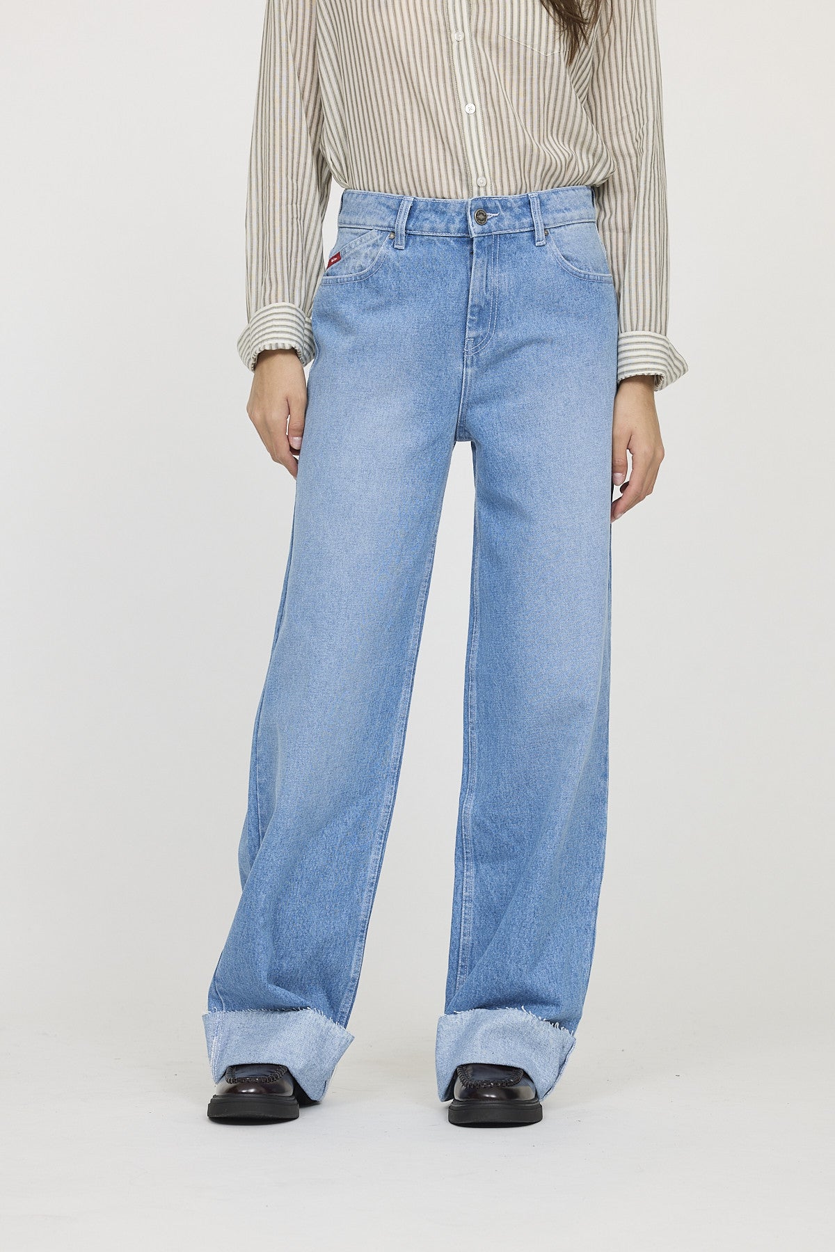 Jean JUDE Vintage blue brushed