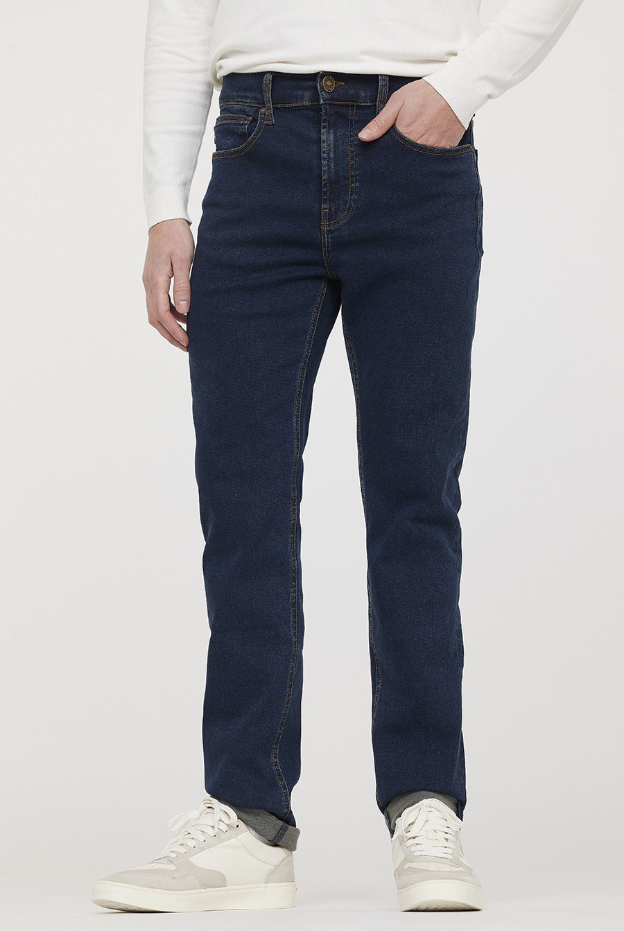 Jean LC126 Blue Black Pique
