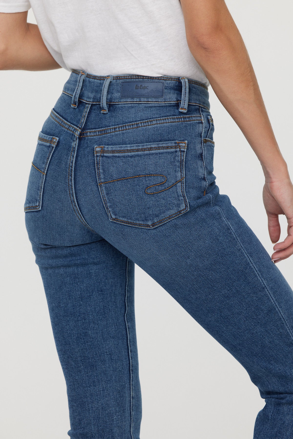 Jean LC161 Medium Blue Stoned