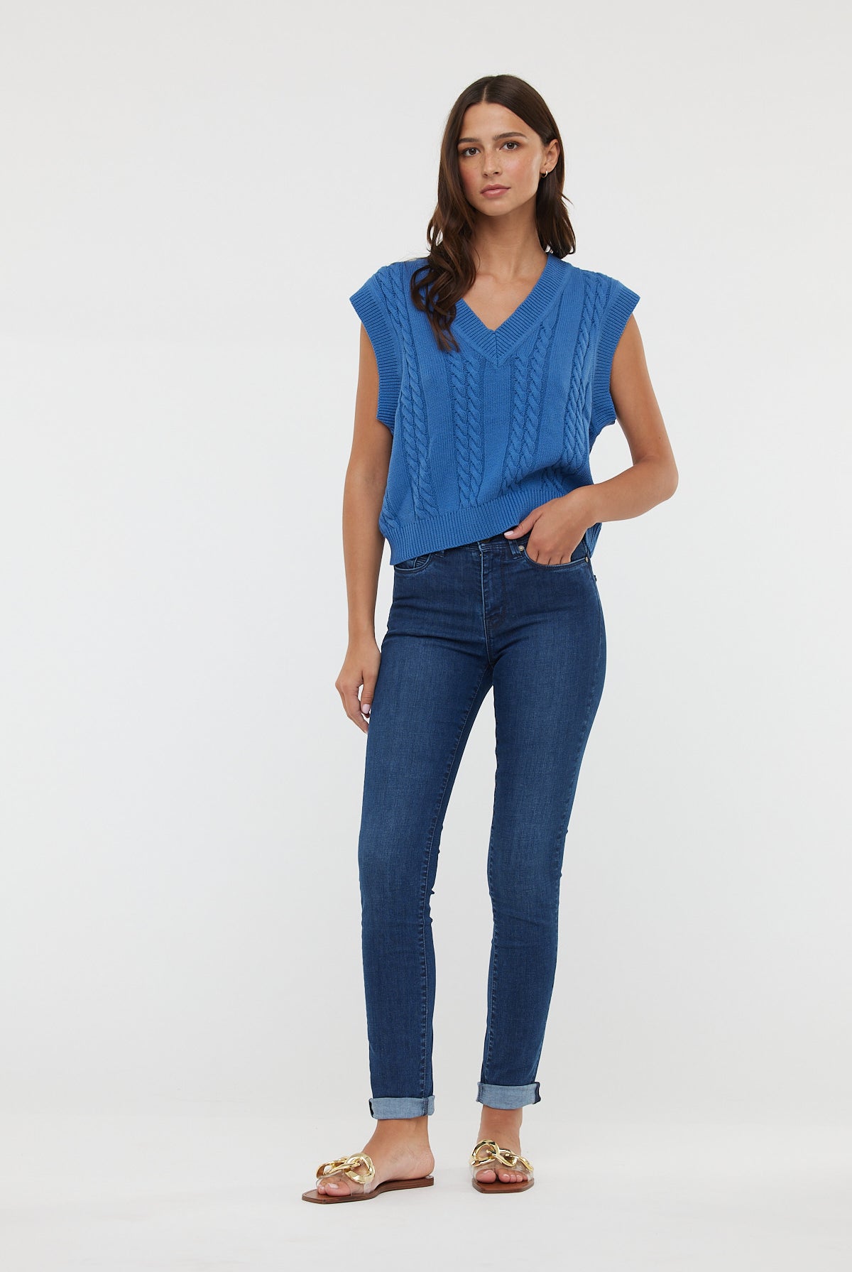 Jeans JANA Medium blue