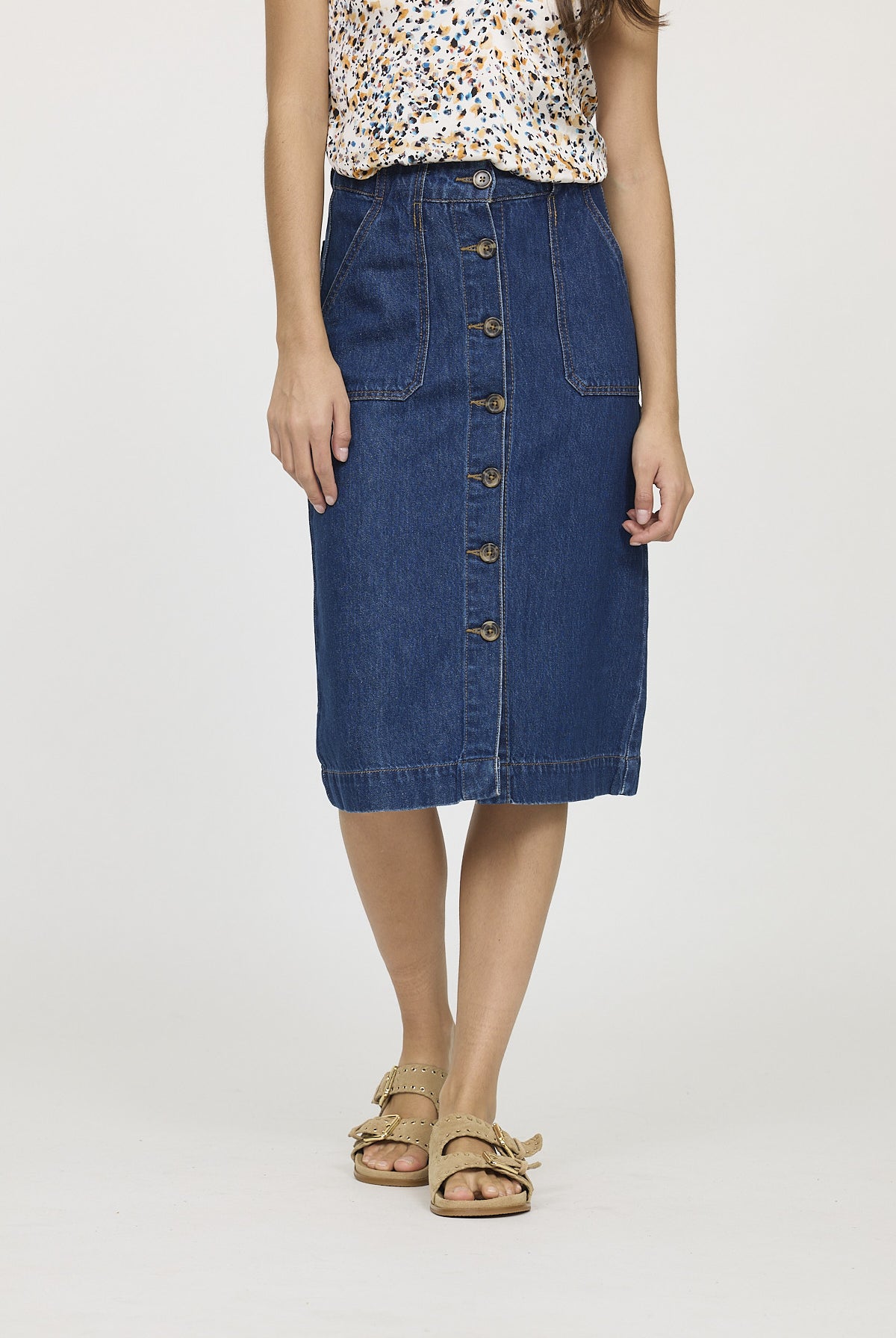 Jupe POEME Medium Blue