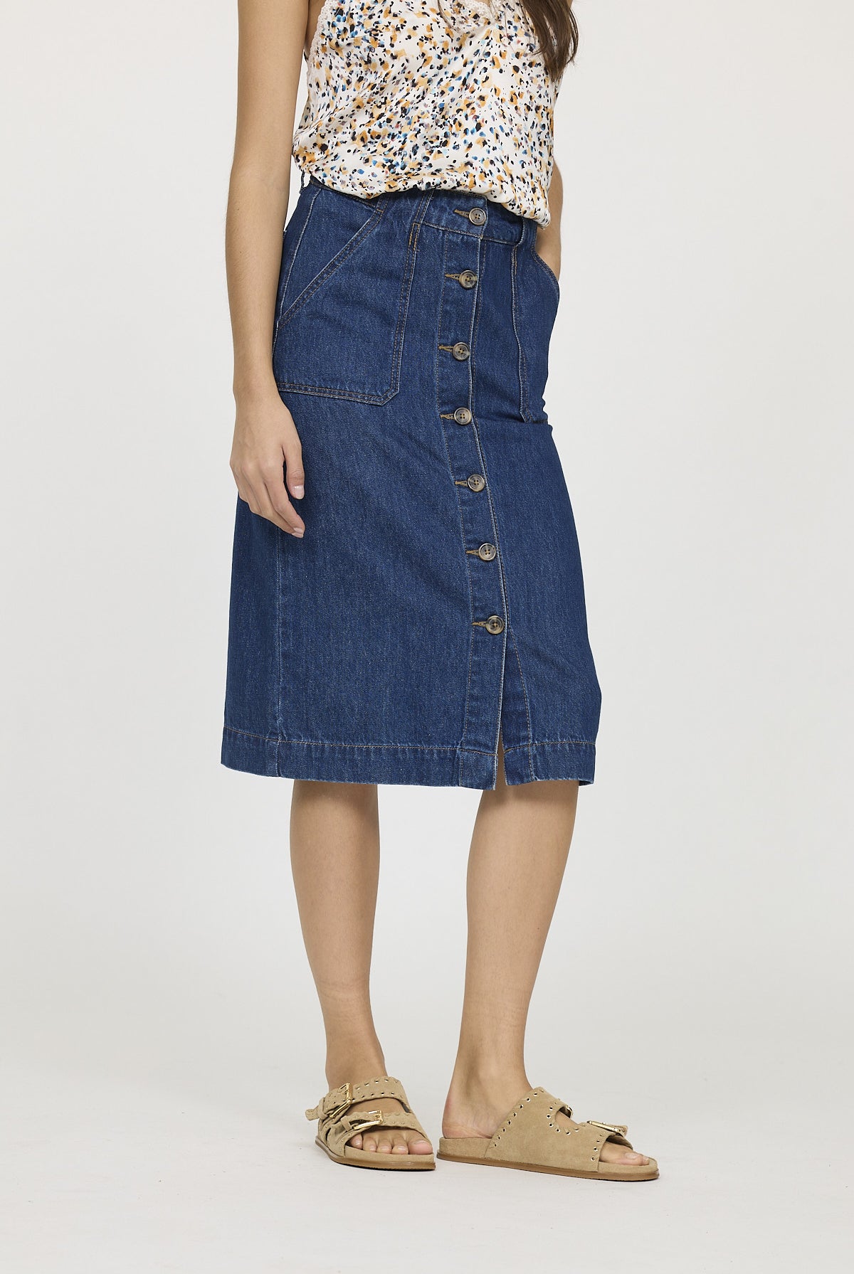 Jupe POEME Medium Blue