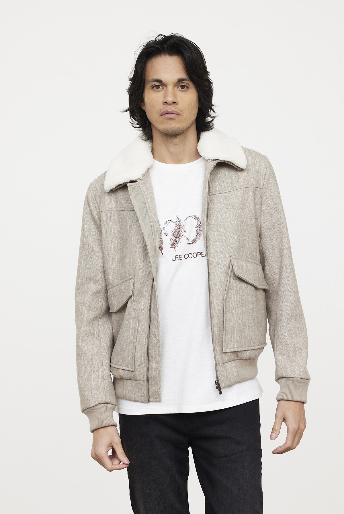Manteau FREID Argile Beige