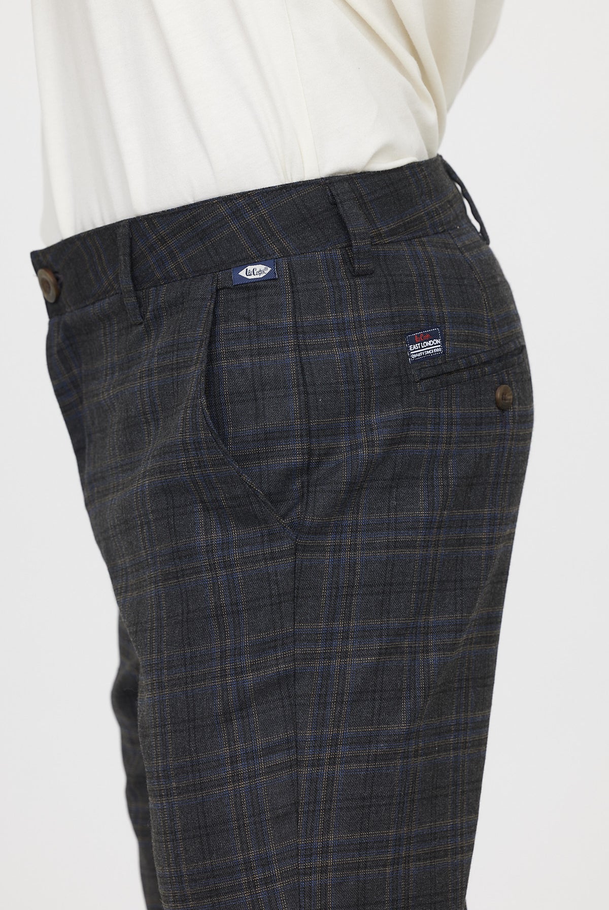 Pantalon GALANT Check dark grey