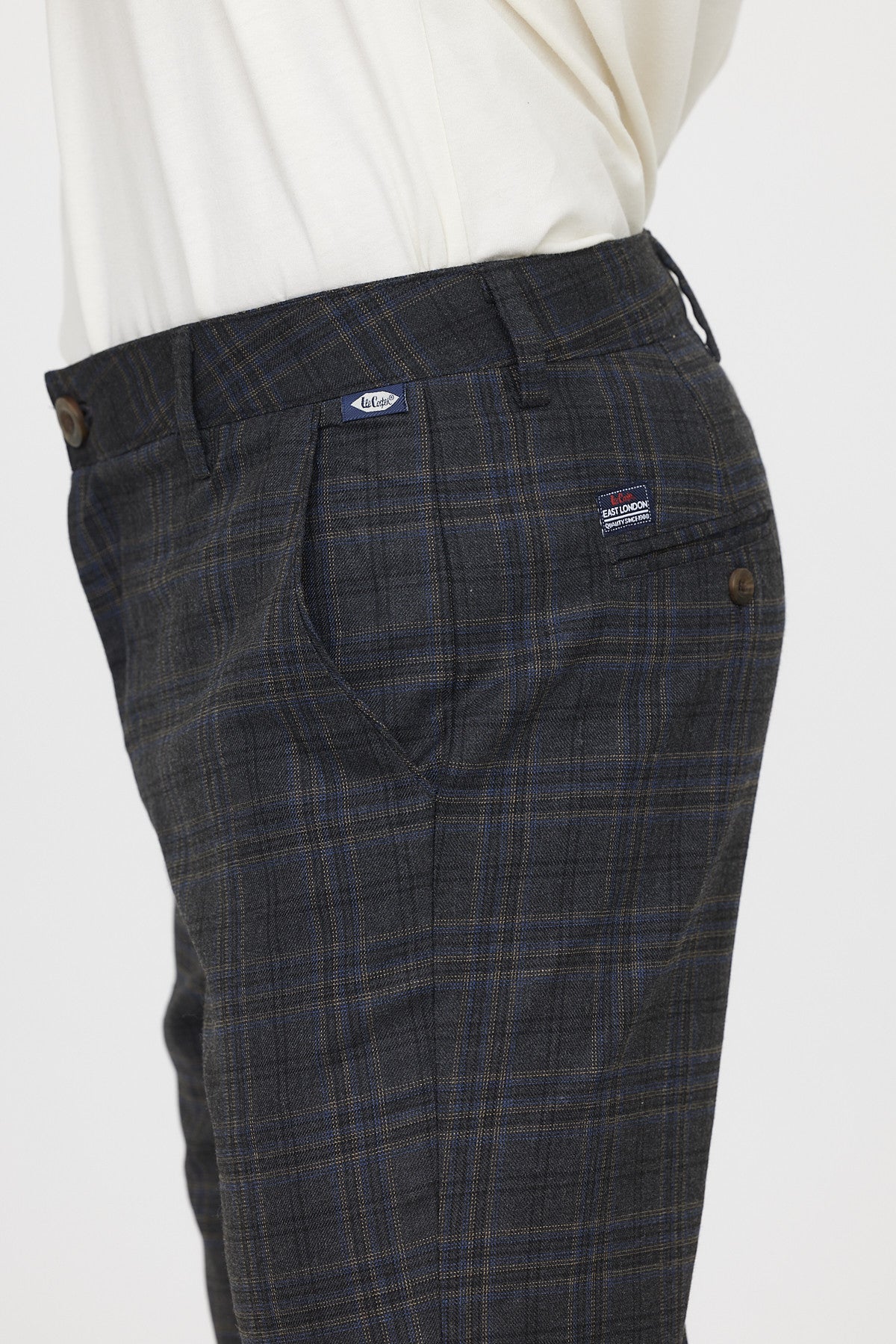 Pantalon GALANT Check dark grey