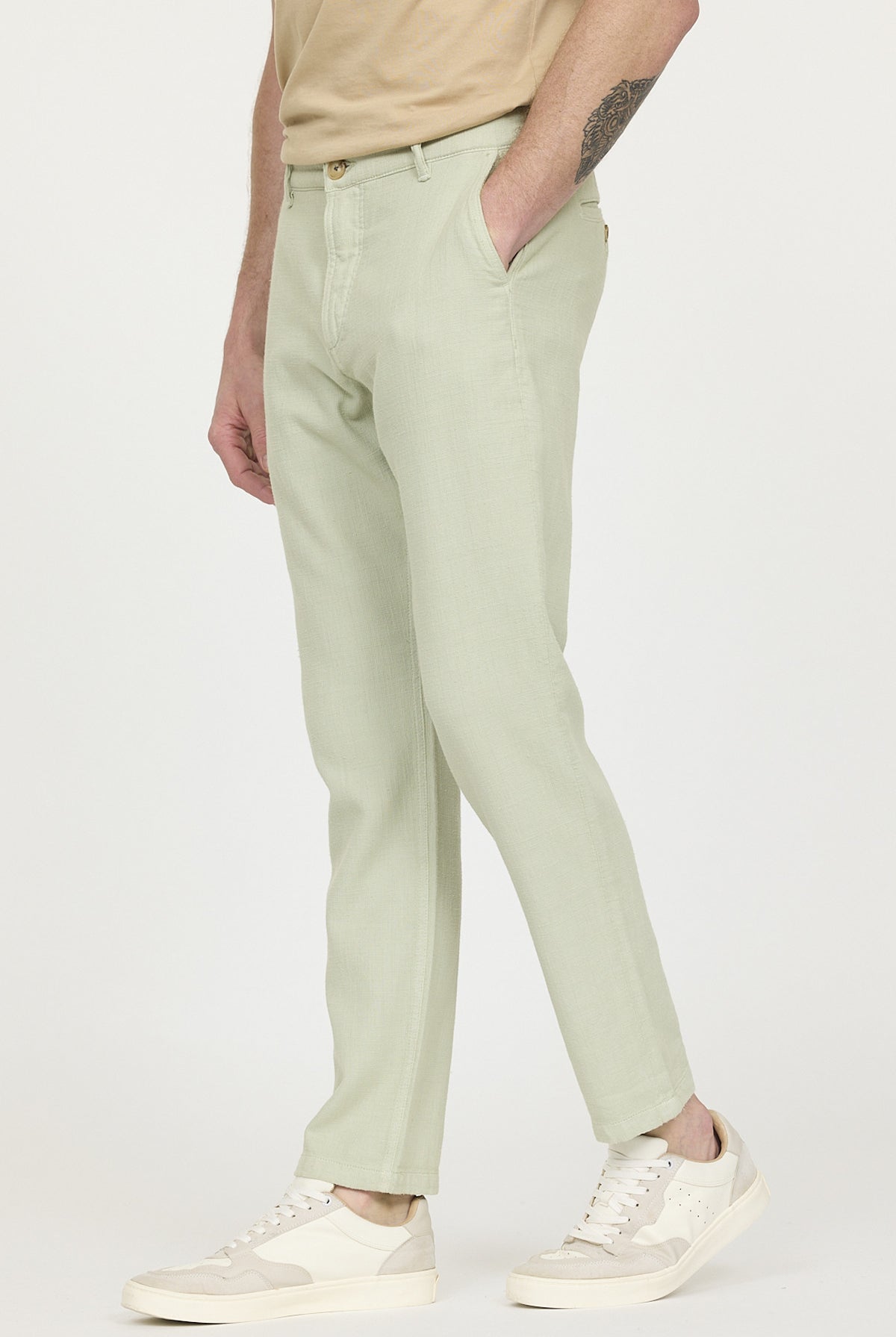 Pantalon GLANCE Green stoned