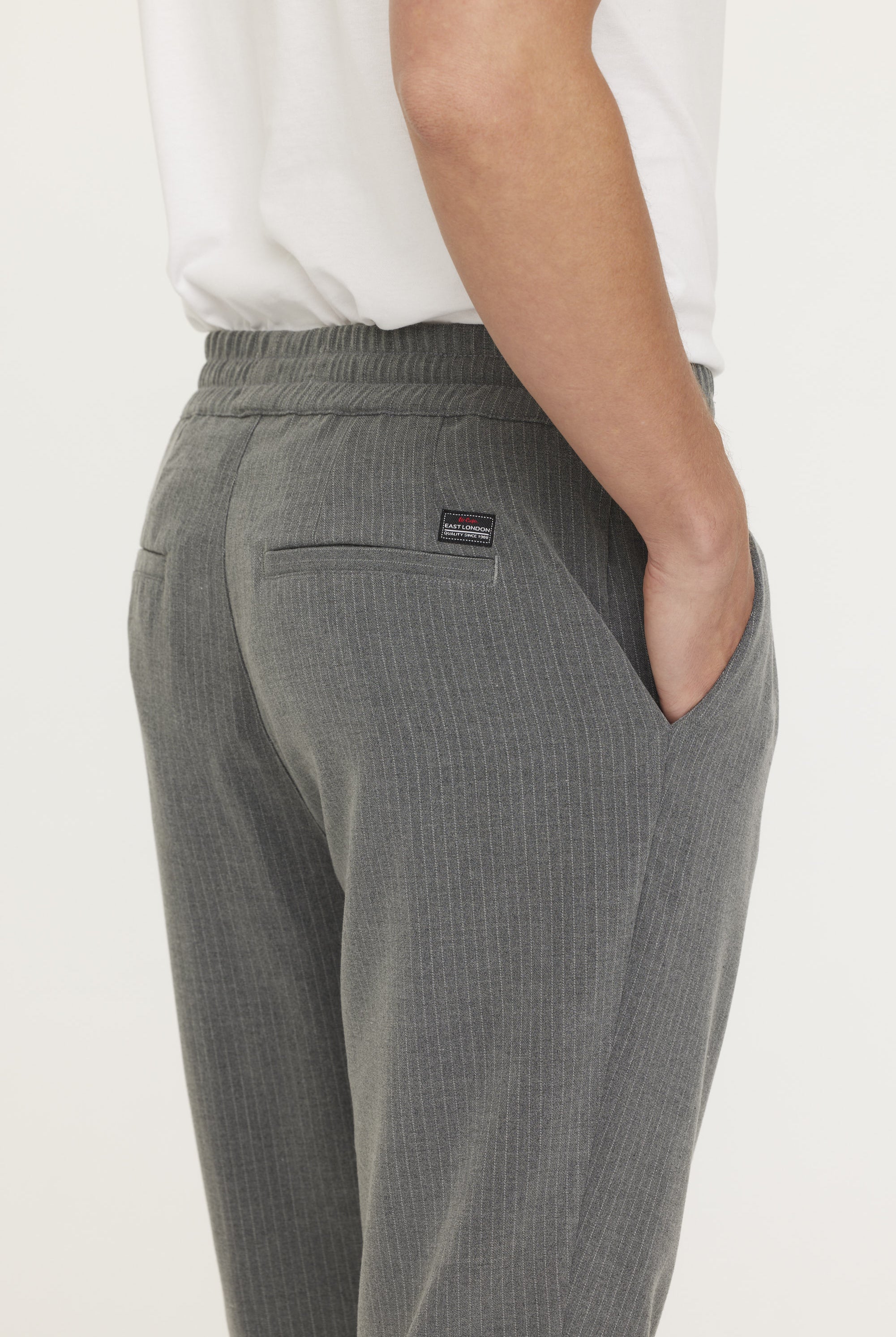 Pantalon GORGEOUS Métal gris