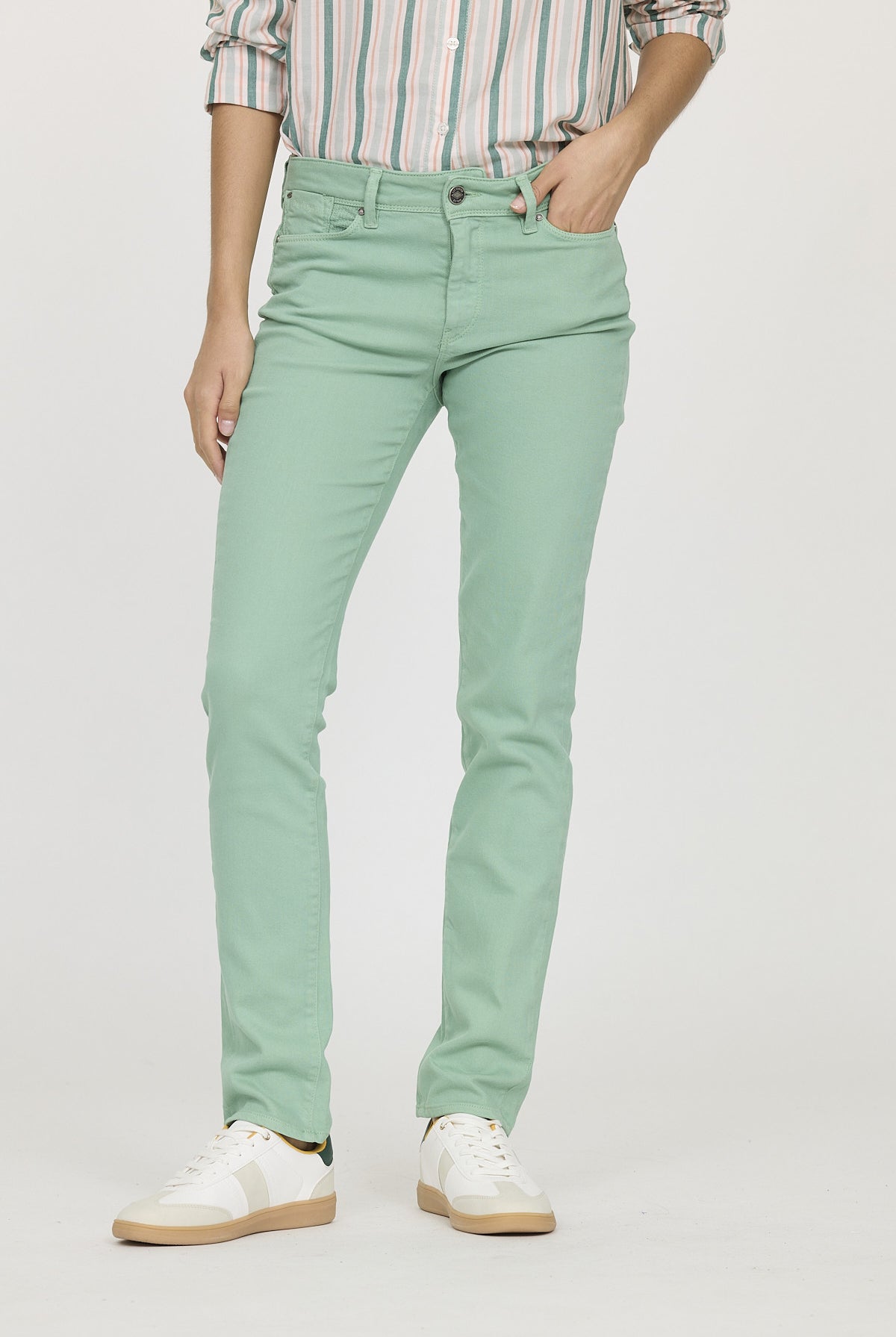 Pantalon JANA Vert océan