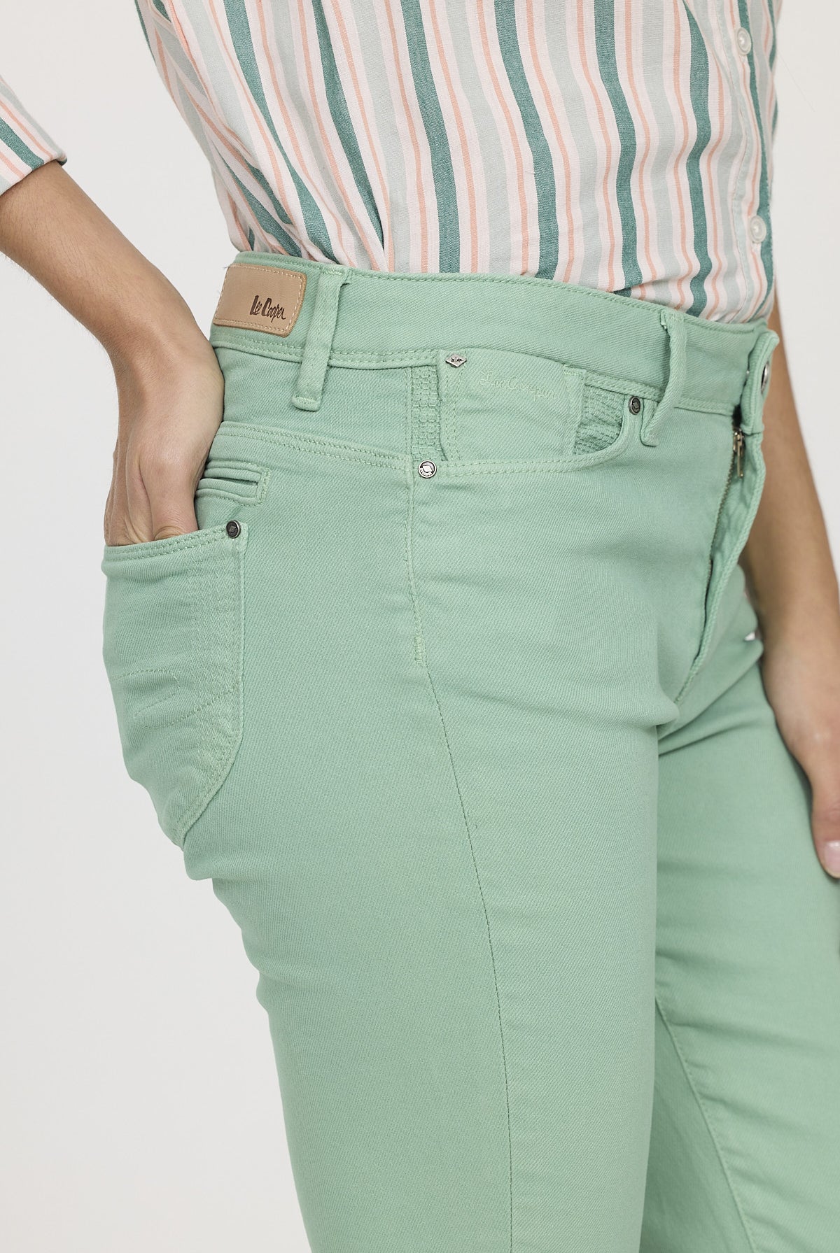 Pantalon JANA Vert océan