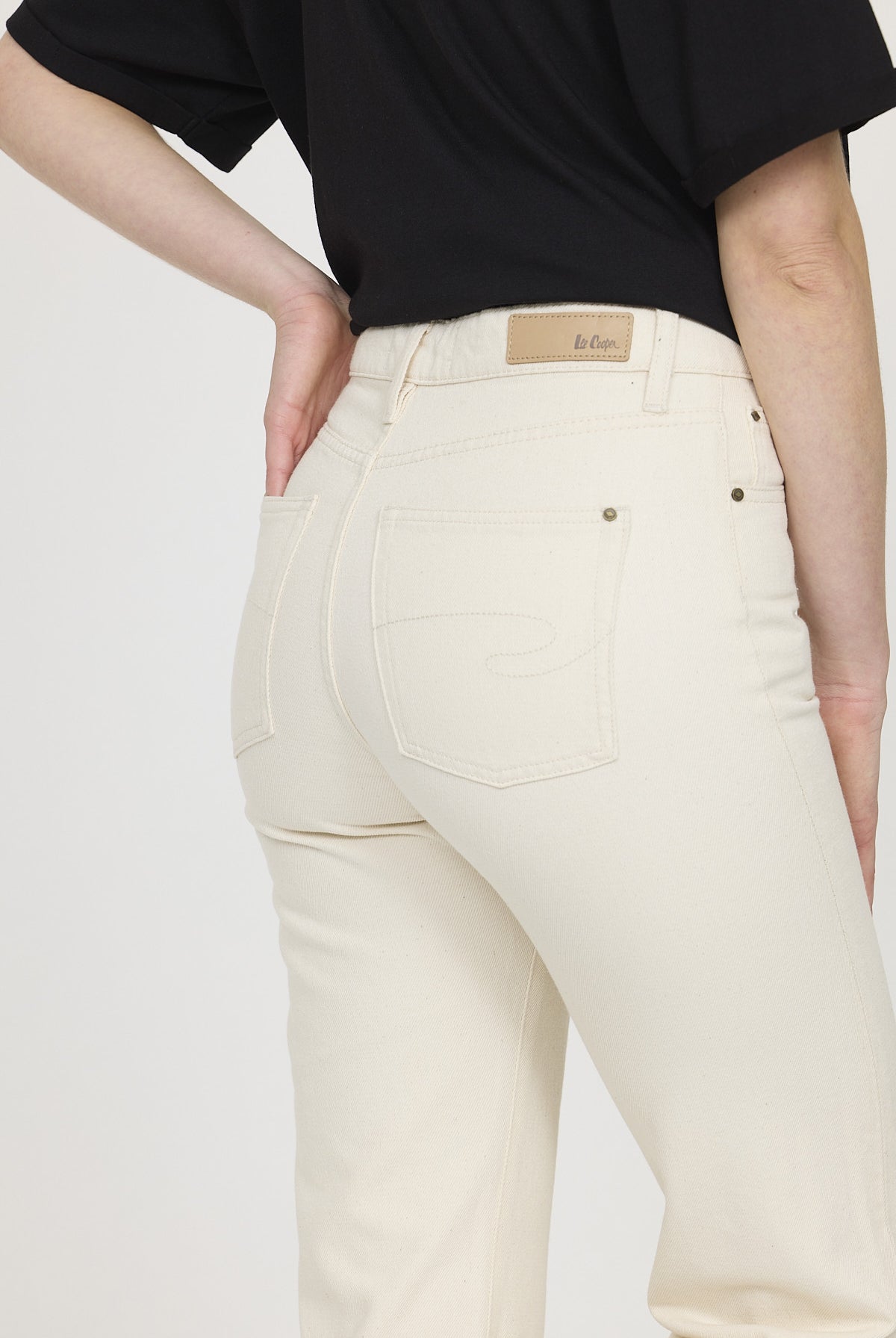 Pantalon JEMMA Écru