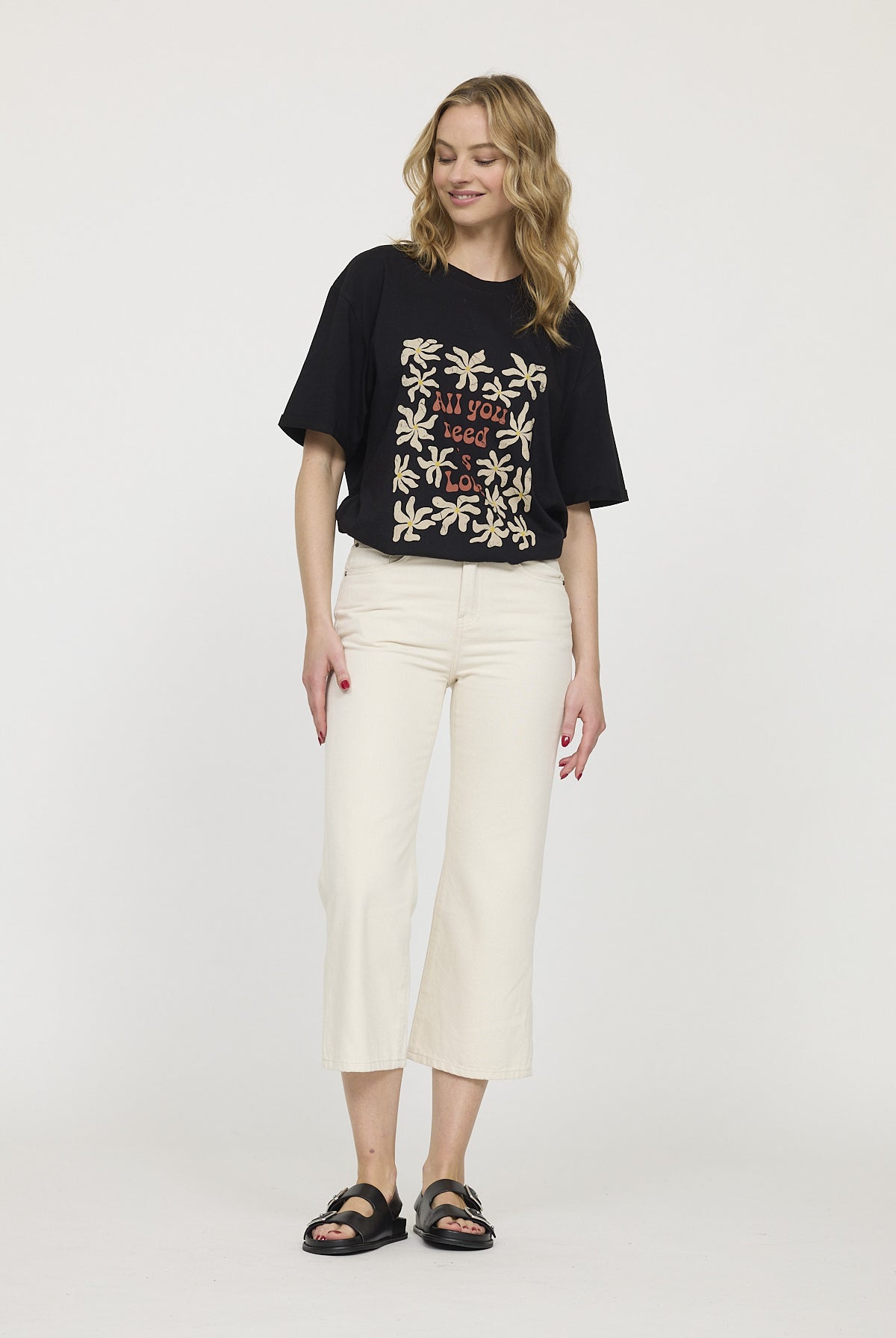 Pantalon JEMMA Écru