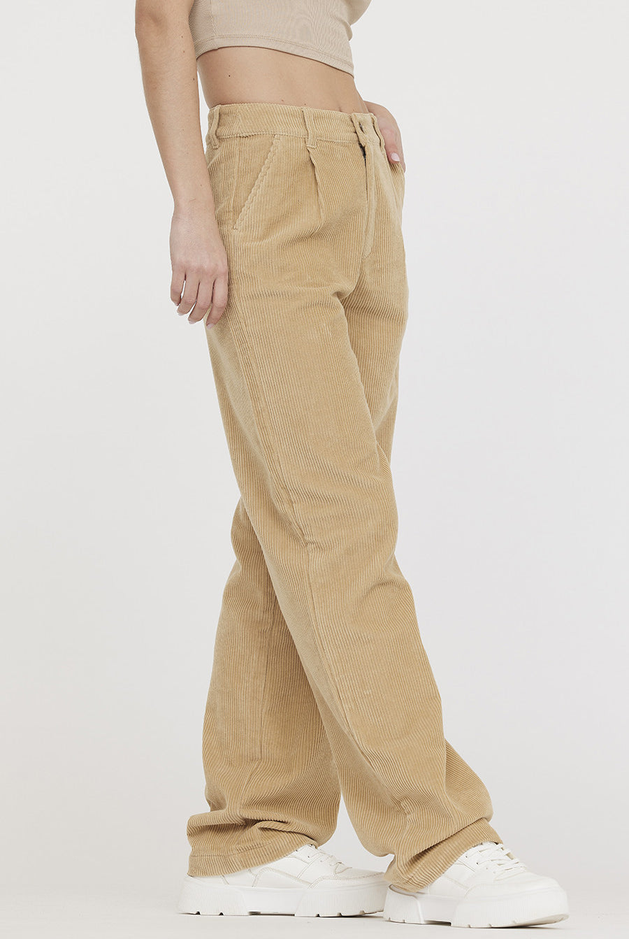 Pantalon JOLINA Argile Beige