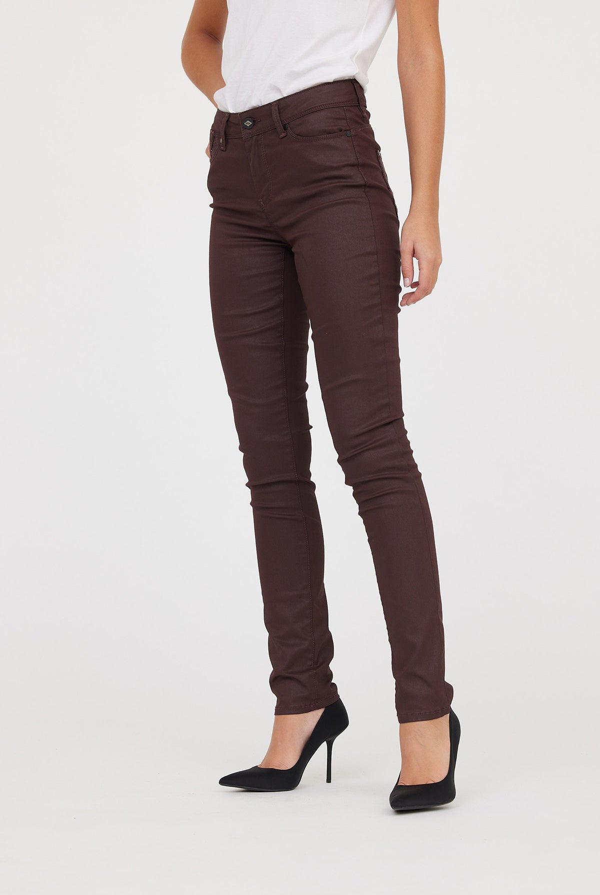 Pantalon Jana Bordeaux Coatted