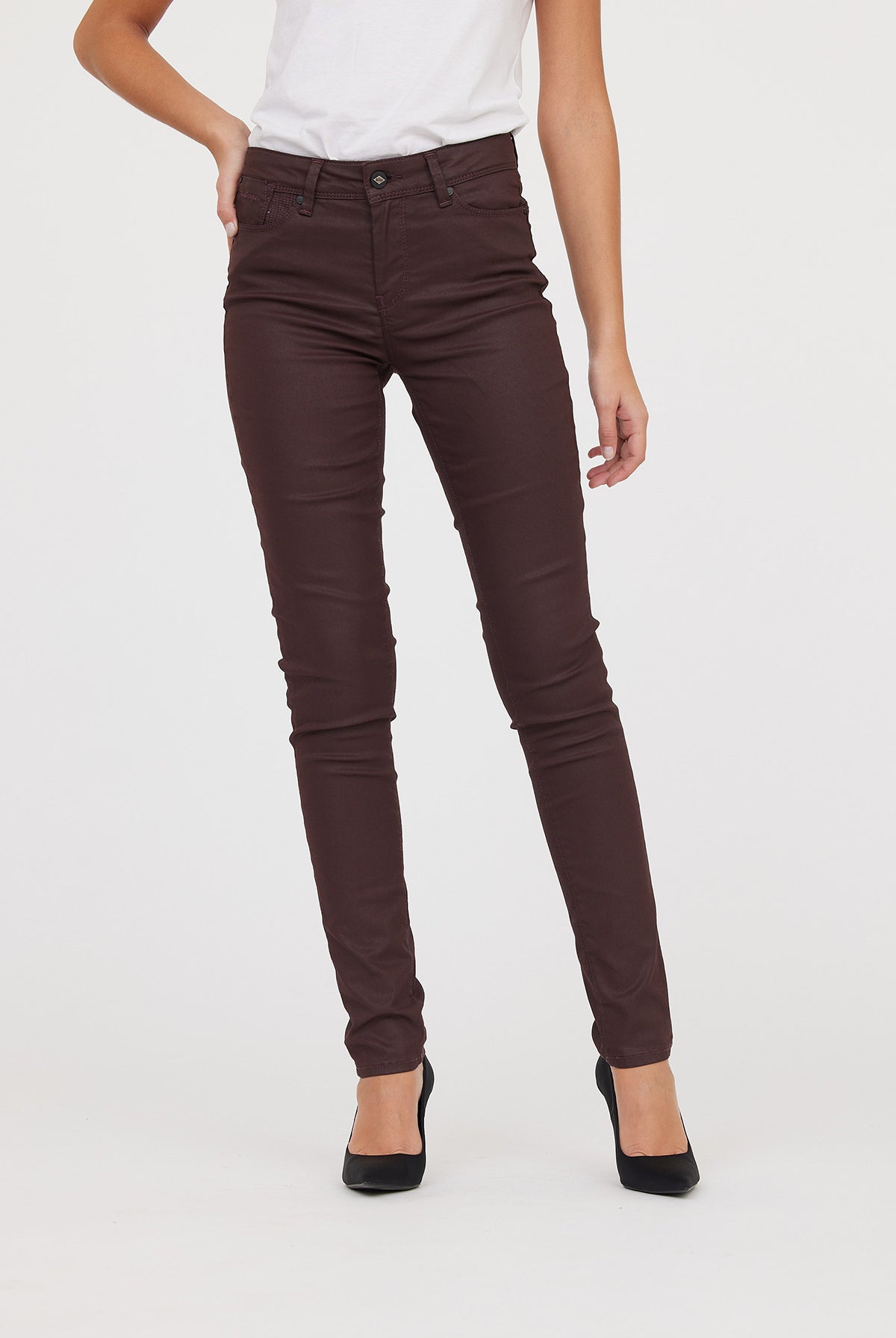 Pantalon Jana Bordeaux Coatted